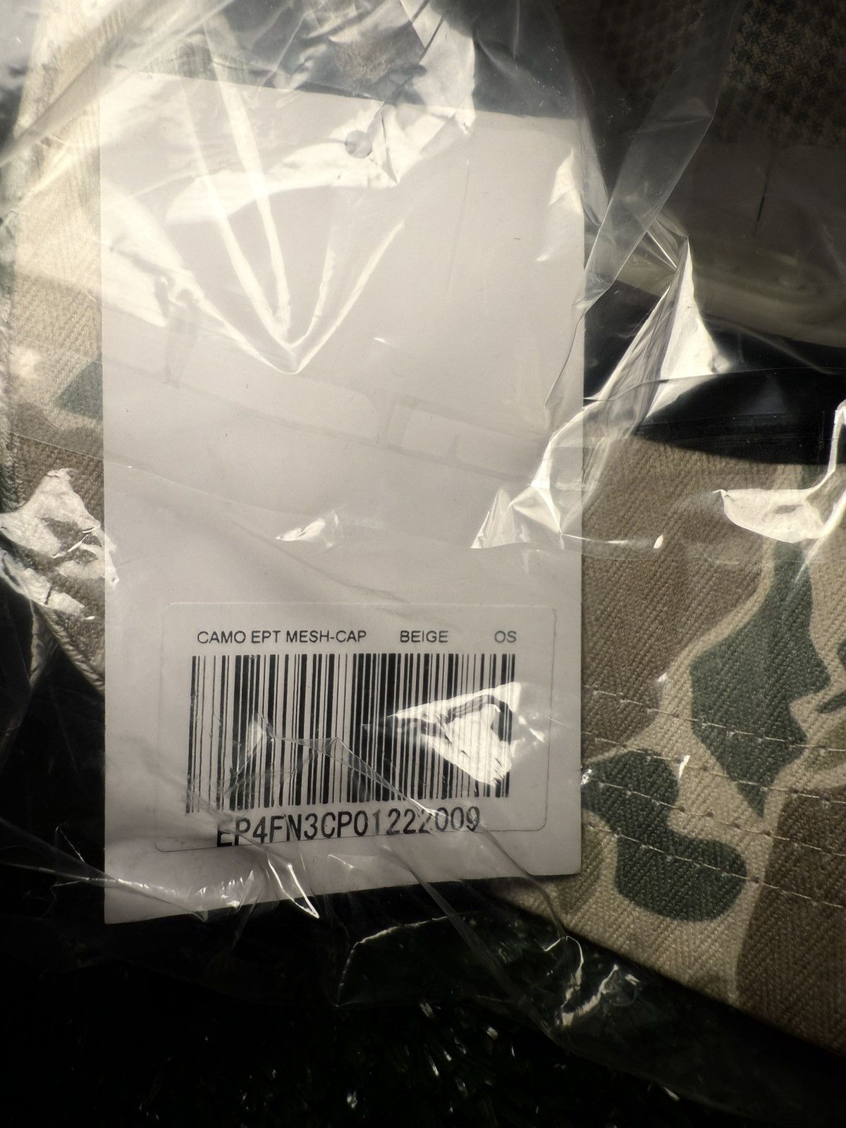 Designer EPT - Camo Mesh Cap (Beige) Size ONE SIZE - 3 Thumbnail