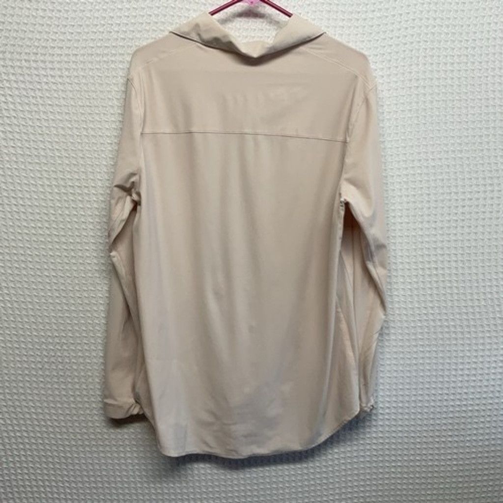 Lululemon Lululemon PalePink Mauve Poplin Shirt Women 12 Long S FLAWED Size XL / US 12-14 / IT 48-50 - 7 Thumbnail