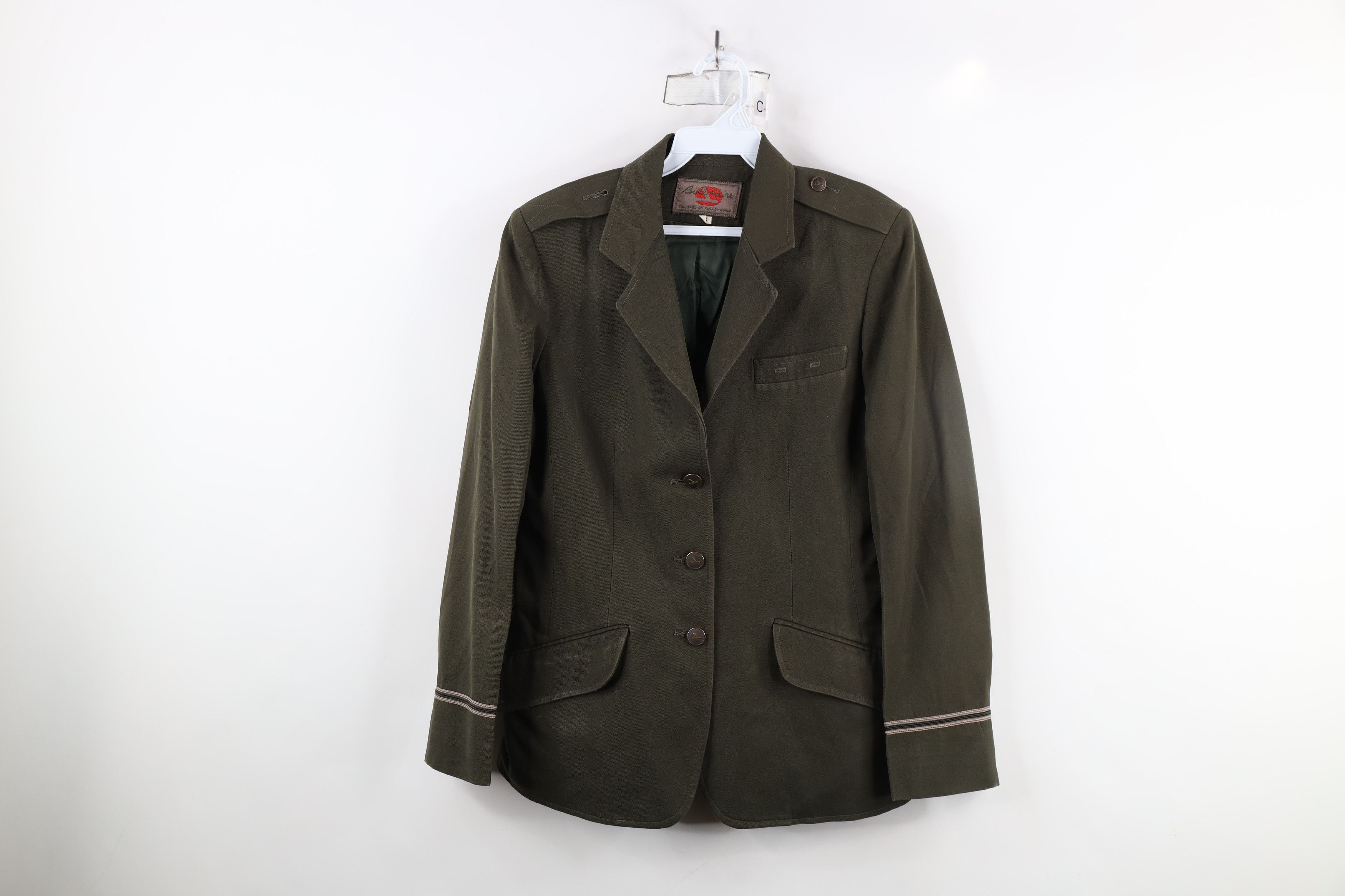 Vintage Vintage 70s Streetwear Stewardess Flight Suit Blazer Jacket Size M / US 6-8 / IT 42-44 - 1 Thumbnail