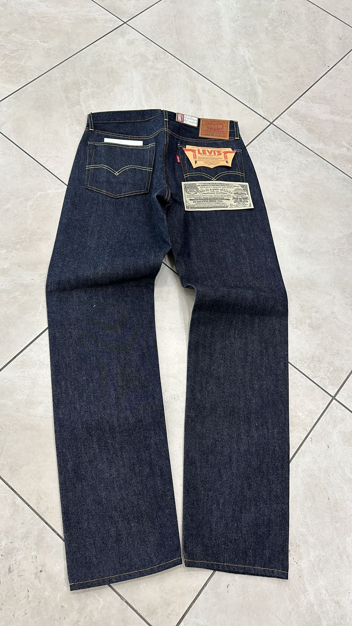 Levi's Vintage Clothing LVC Levi's Vintage Clothing 1954 501XX BigE Selvedge Jeans Size US 34 / EU 50 - 2 Thumbnail