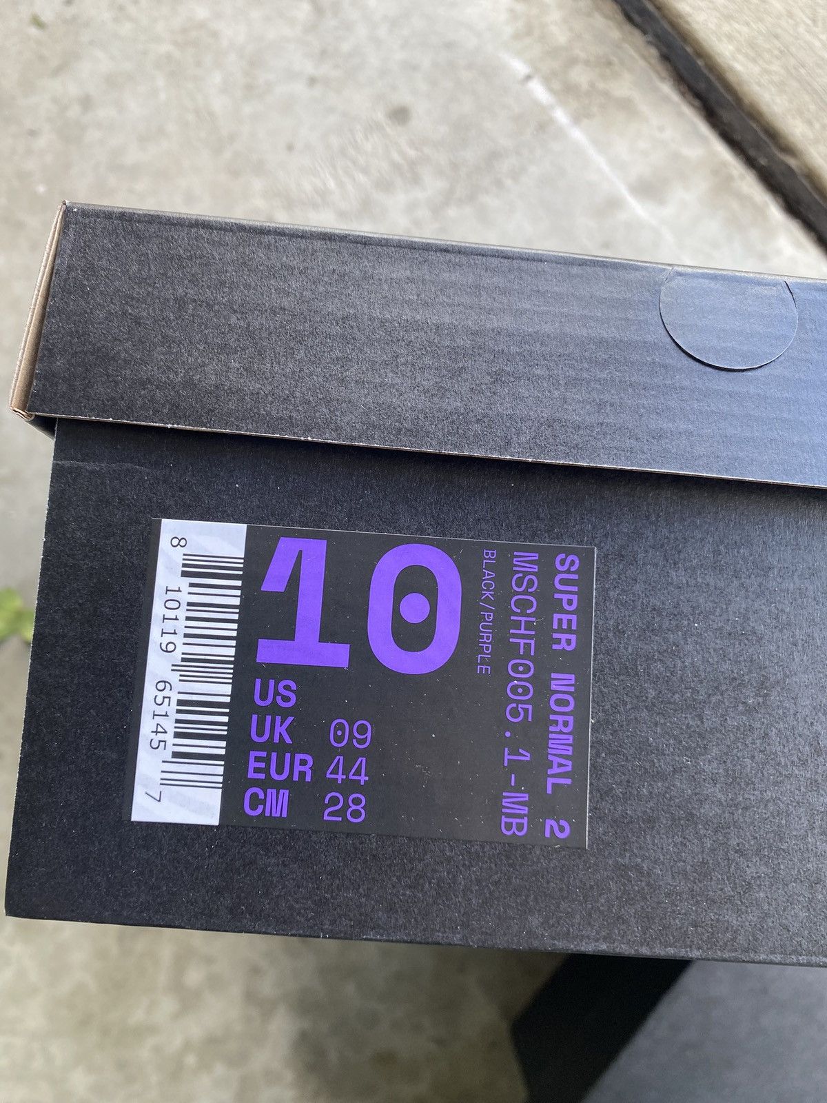 MSCHF MSCHF Super Normal Shoe 2 Black Purple Size US 11 / EU 44 - 10 Thumbnail