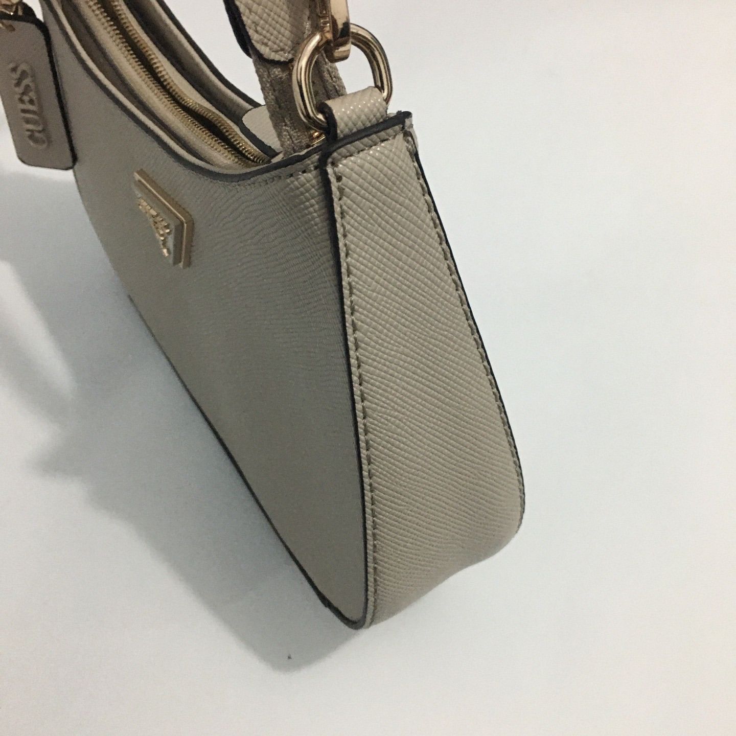 Guess Guess Noelle Top Zip Beige Shoulder Bag Size ONE SIZE - 7 Thumbnail