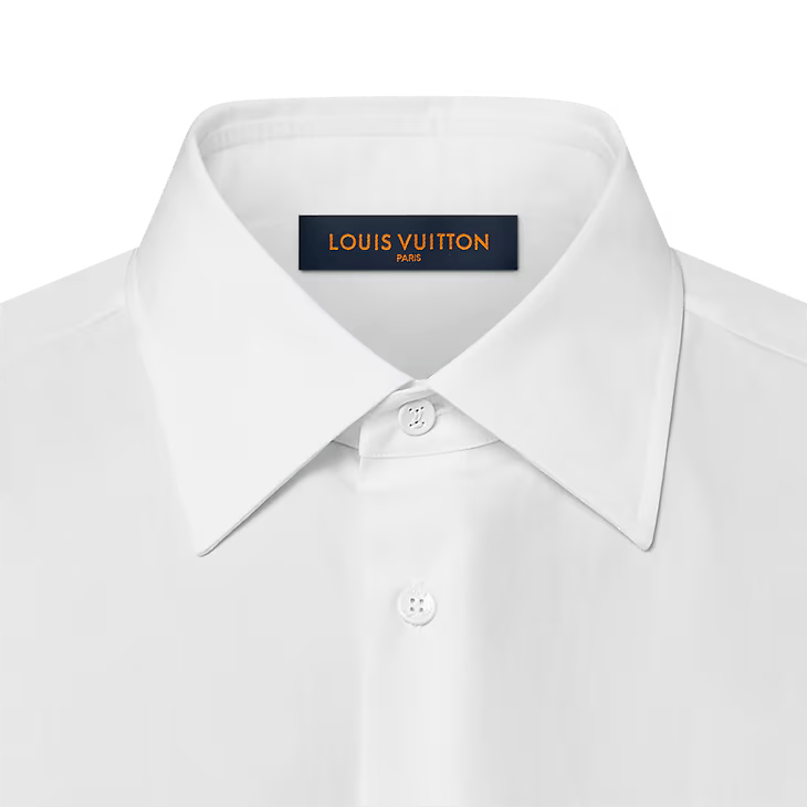 Louis Vuitton Embroidered Short-Sleeved Cotton Shirt - 41 3L Size 42S - 2 Thumbnail