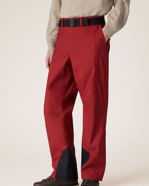 Loro Piana o1w1db10824 Ski Virgin Wool Pant in Red Size US 38 / EU 54 - 6 Thumbnail