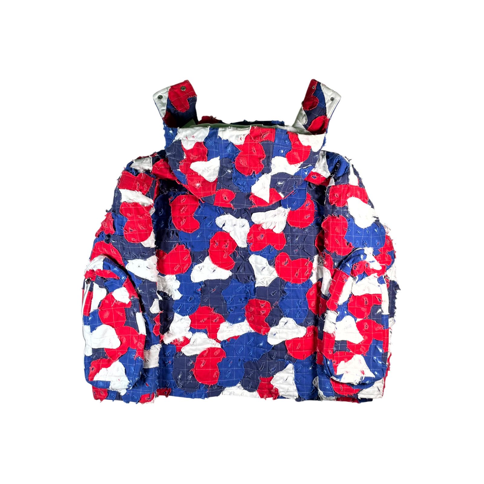 Who Decides War WDW Glory Distressed Parka RWB Jacket Size US XL / EU 56 / 4 - 2 Thumbnail