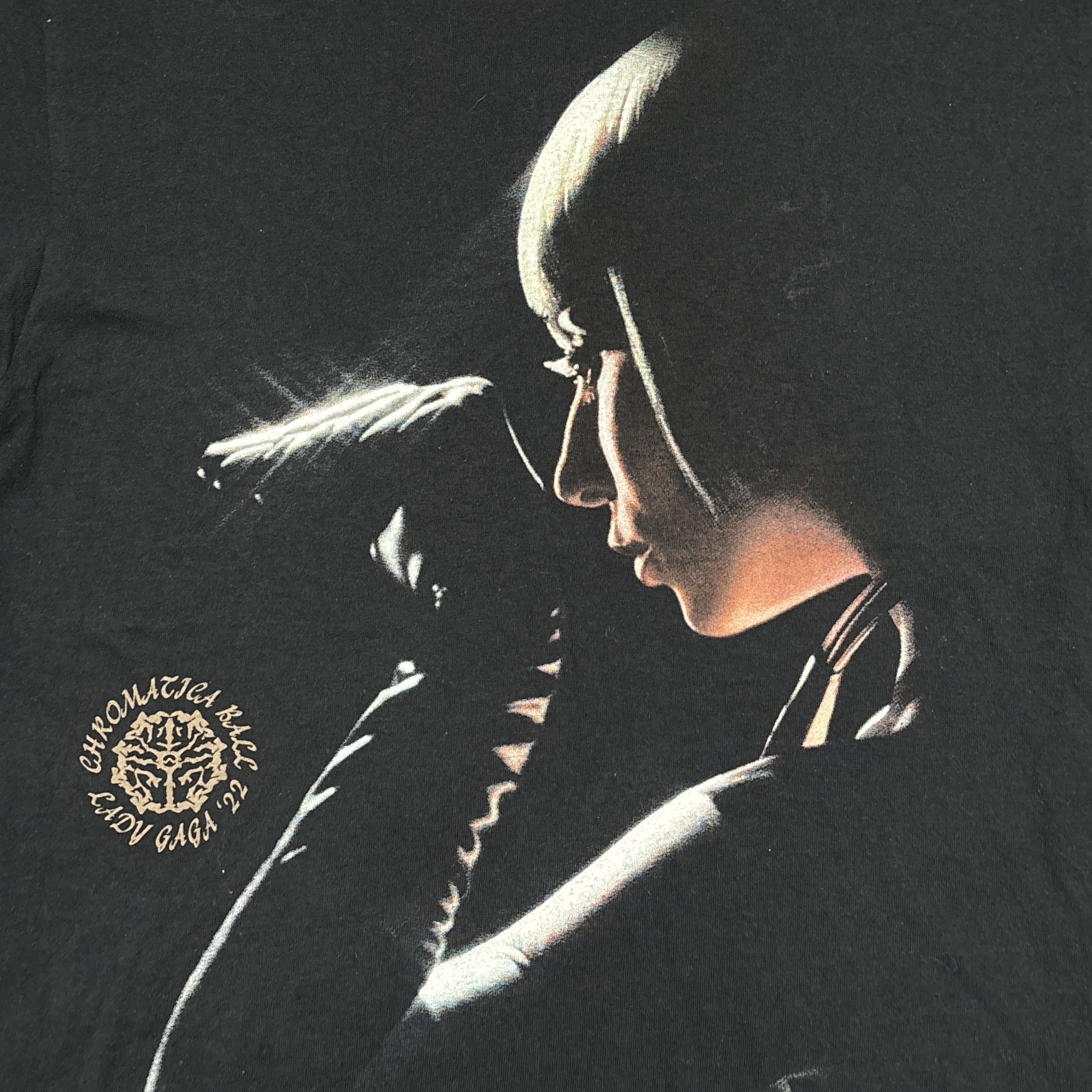 Band Tees Lady Gaga Shirt Y2K Style Music Merch Graphic Band Tee Size US M / EU 48-50 / 2 - 4 Thumbnail