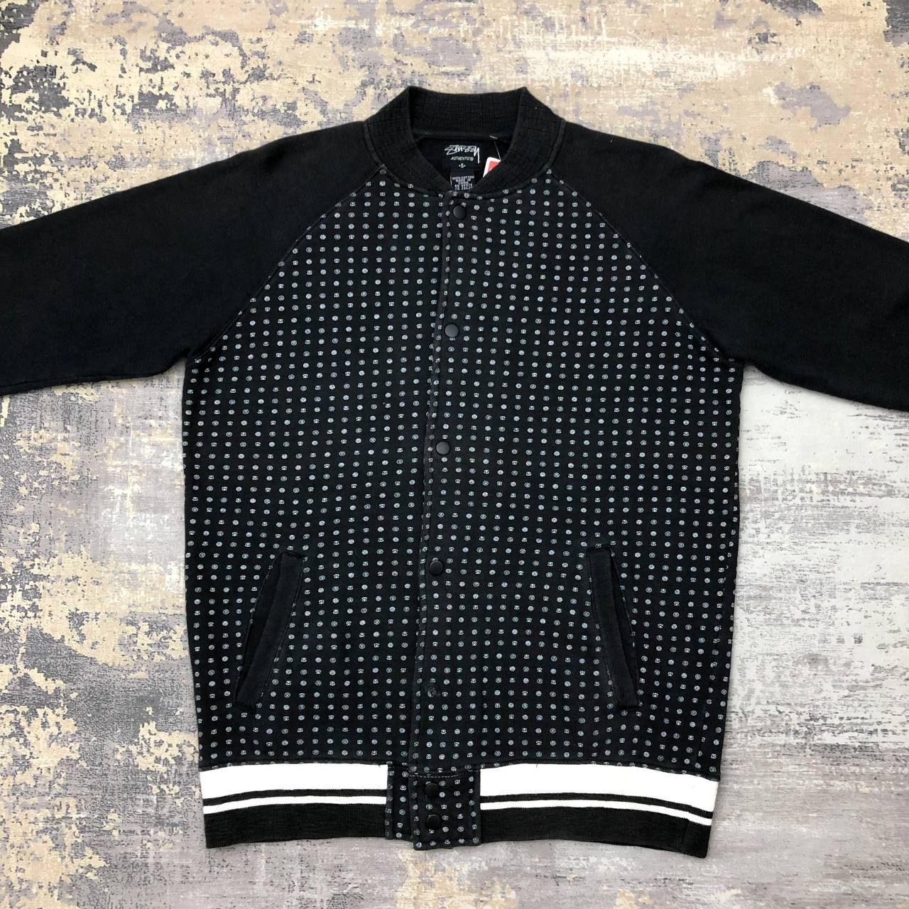 Stussy Y358 STUSSY AUTHENTIC MONOGRAM FULLPRINT VARSITY JACKET Size US S / EU 44-46 / 1 - 5 Thumbnail