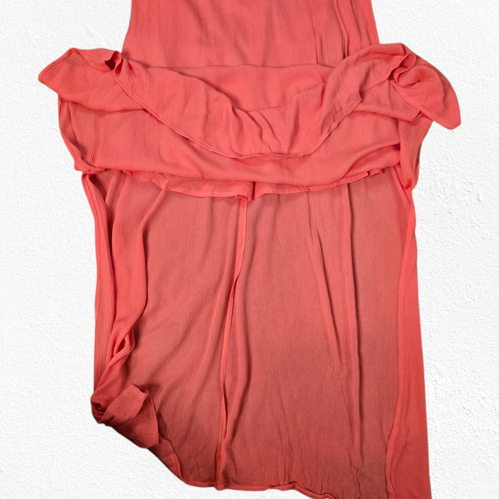 Other Coral Pink Boho Chain Halter Chiffon Maxi Dress Size Small Size S / US 4 / IT 40 - 9 Thumbnail