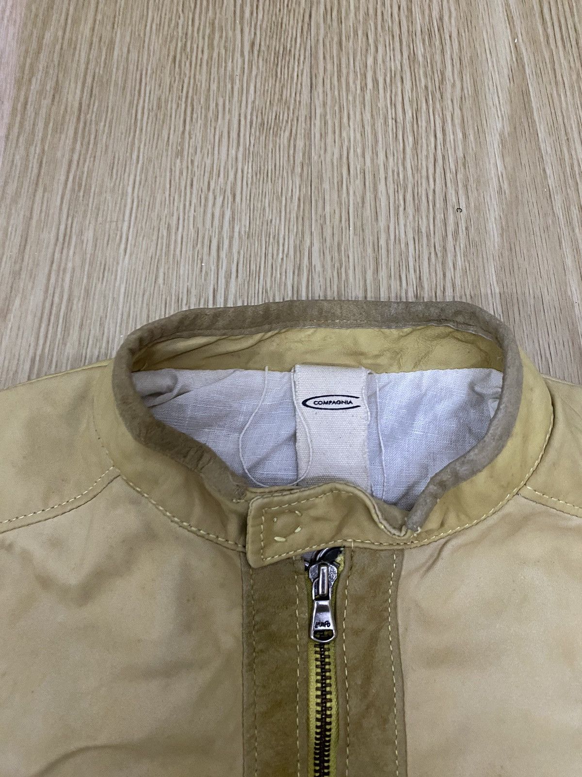 Vintage Vintage Compagnia Foicchi Italy Button Lampo Leather Jacket Size US M / EU 48-50 / 2 - 6 Thumbnail