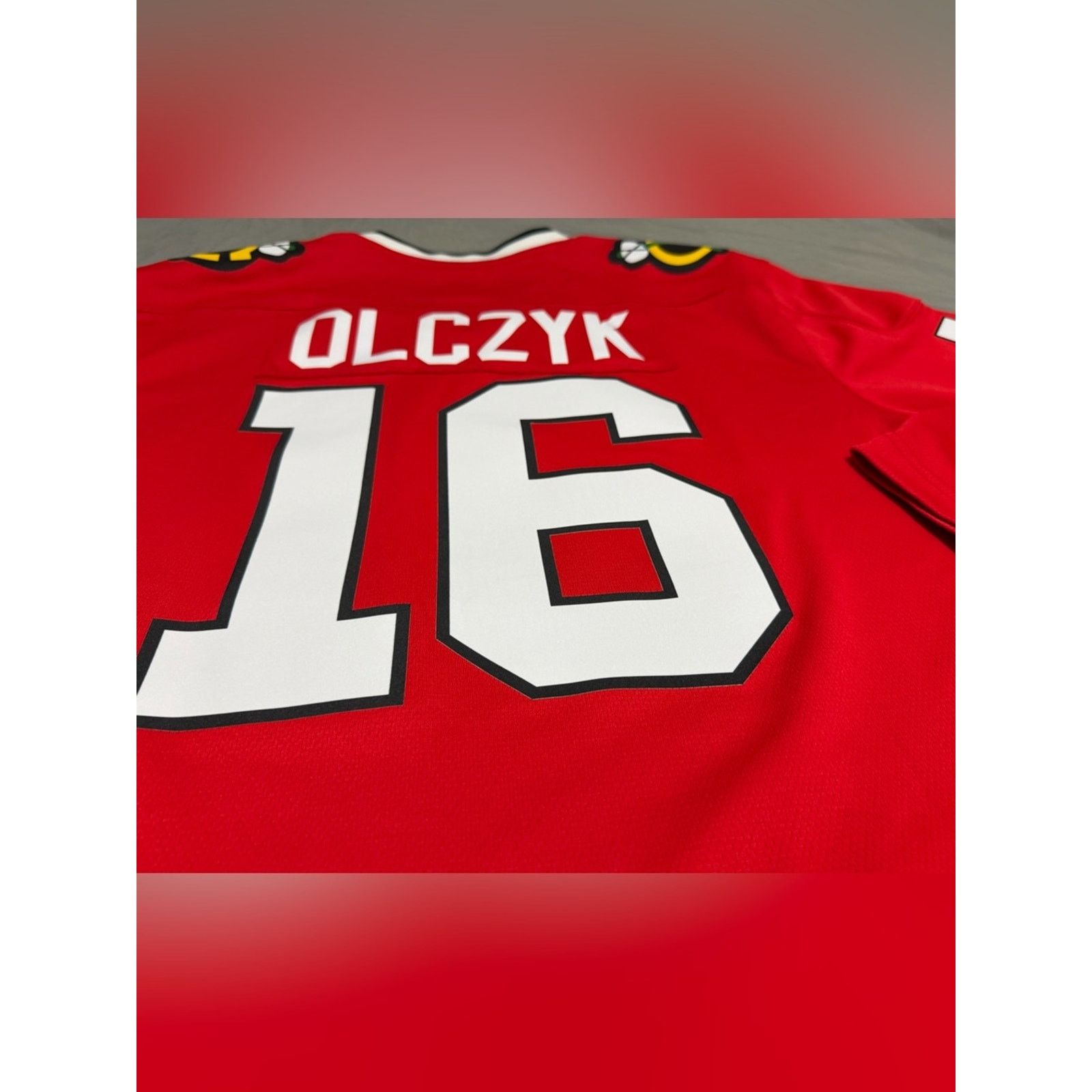 NHL Fanatics Eddie Olczyk Red Chicago Blackhawks Premier Retired Size US M / EU 48-50 / 2 - 9 Thumbnail