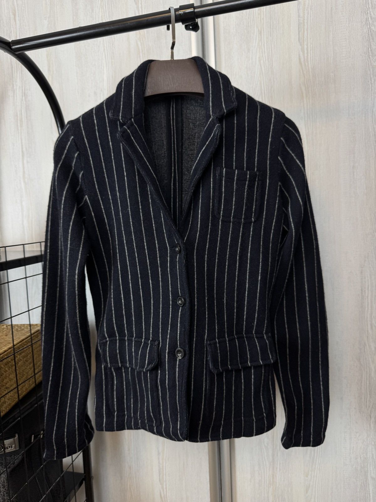 Ralph Lauren Ralph Lauren wool cashmere striped stretch blazer Size S / US 4 / IT 40 - 8 Thumbnail