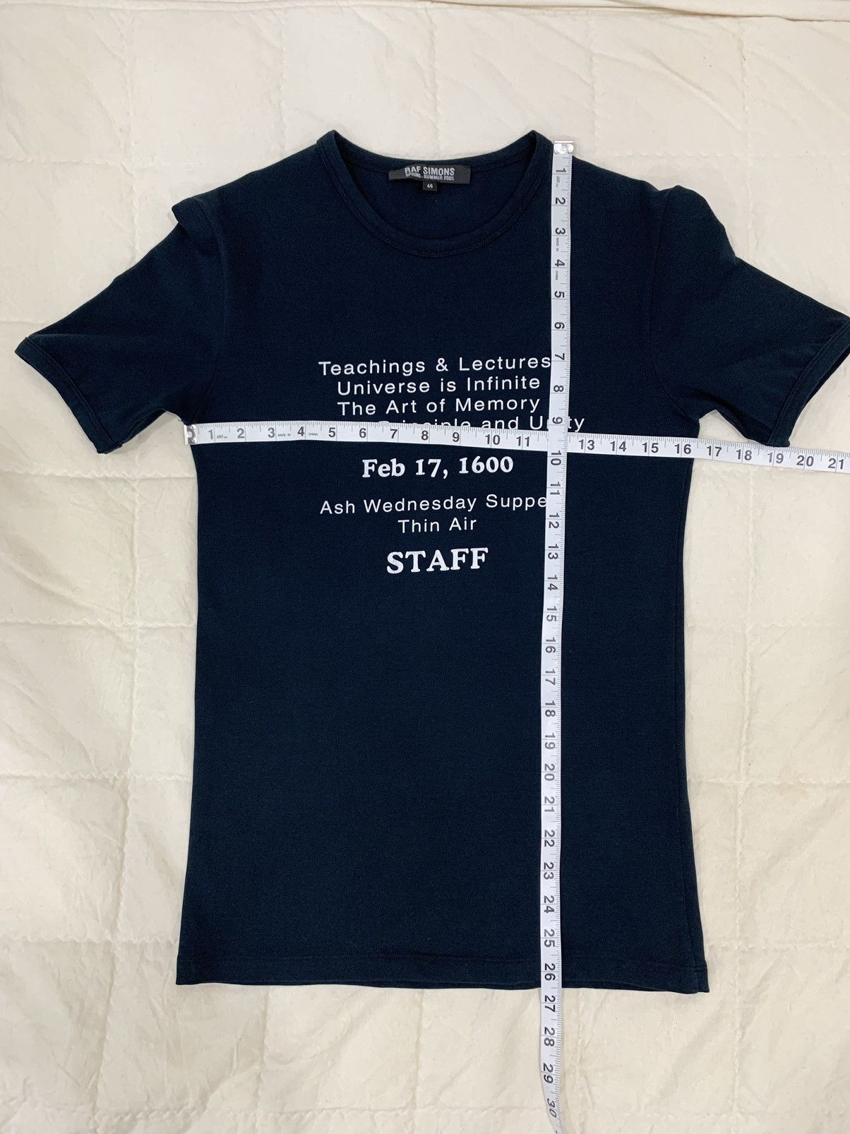 Raf Simons S/S 2005 RAF SIMONS 'STAFF' Shirt Size US S / EU 44-46 / 1 - 12 Thumbnail