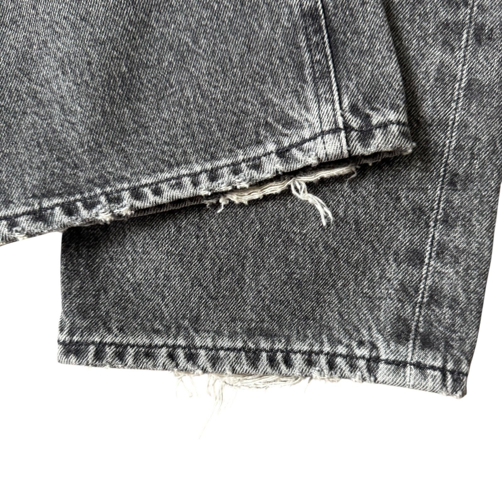 Agolde AGOLDE 90's Mid Rise Loose Jean Outline Wash Distressed Gray Size 25" / US 0 / IT 36 - 5 Thumbnail