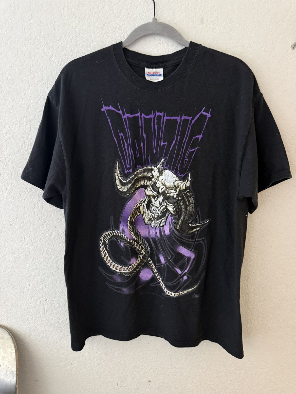 Hanes Danzig Skull Serpent Tee Size US L / EU 52-54 / 3 - 4 Thumbnail