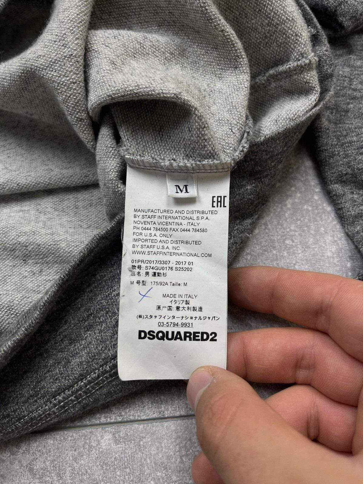 Dsquared2 Dsquared2 XXL PHYS ED. ‘64 Gray Sweatshirt Size US M / EU 48-50 / 2 - 8 Thumbnail