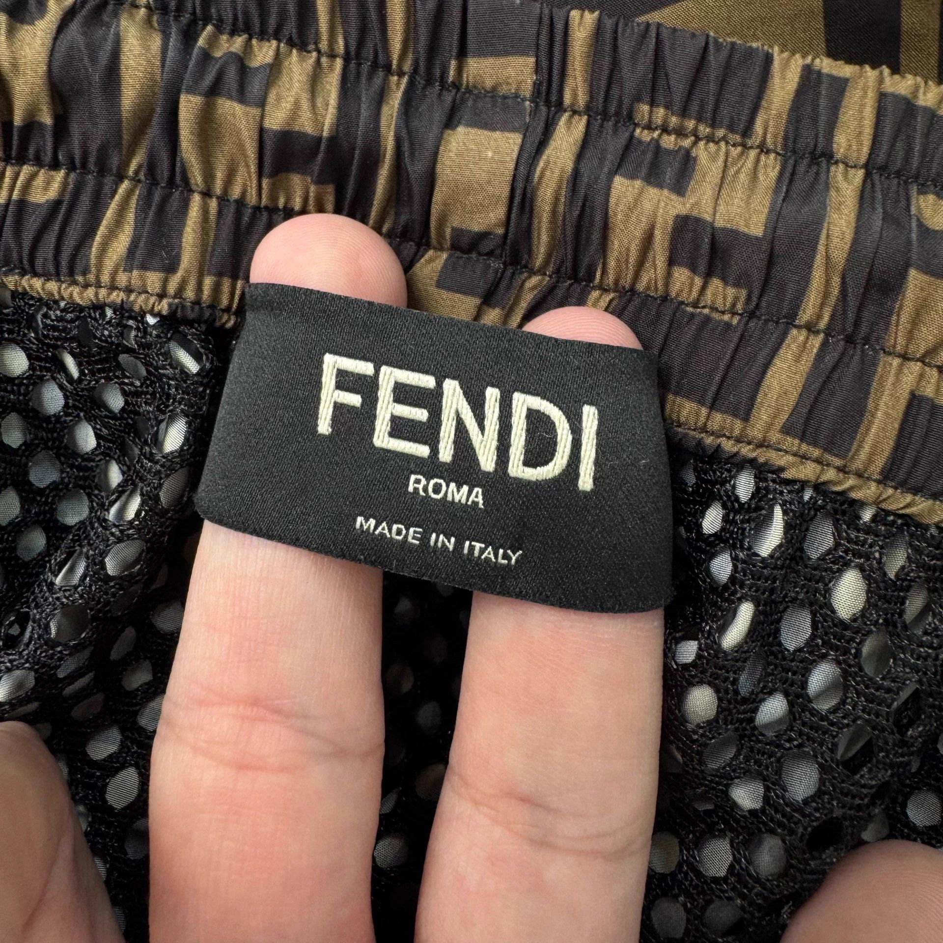 Fendi Fendi FF monogram all over dragon print pants 46 9/10 Size US 39 - 7 Thumbnail