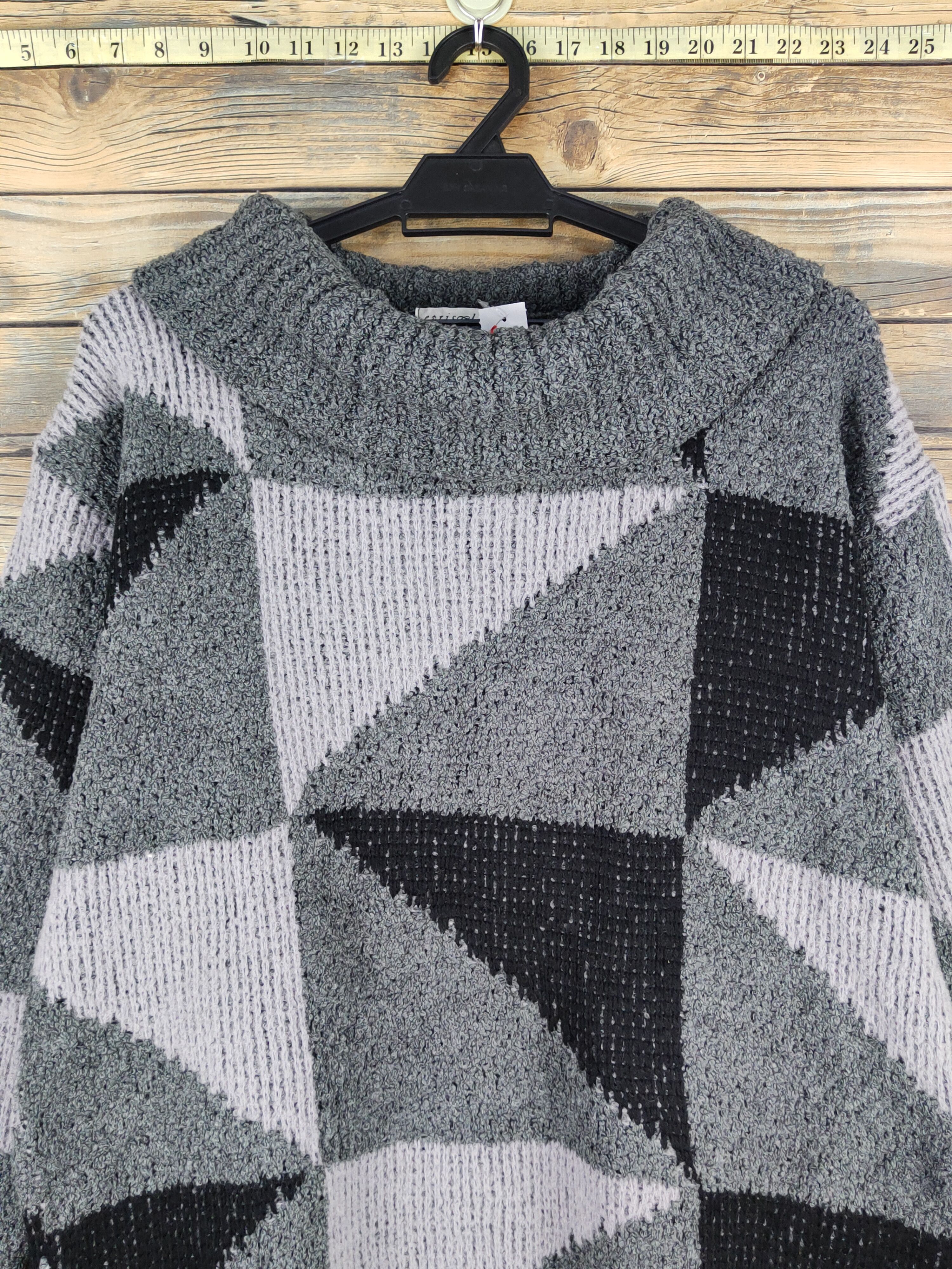 Homespun Knitwear Epris Claire Dark Gray Knitwear Sweatshirts #W1349 Size M / US 6-8 / IT 42-44 - 2 Thumbnail