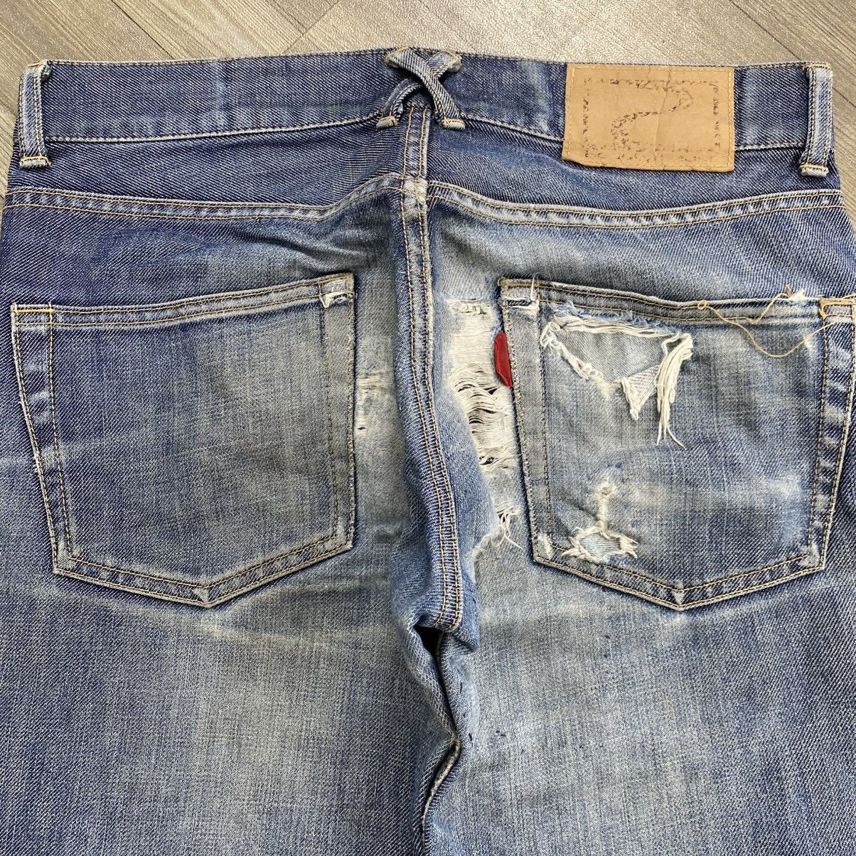 Beauty Beast 90s Beauty Beast Distressed Punk Lgb Goa Grunge Denim Pants Size US 32 / EU 48 - 19 Thumbnail