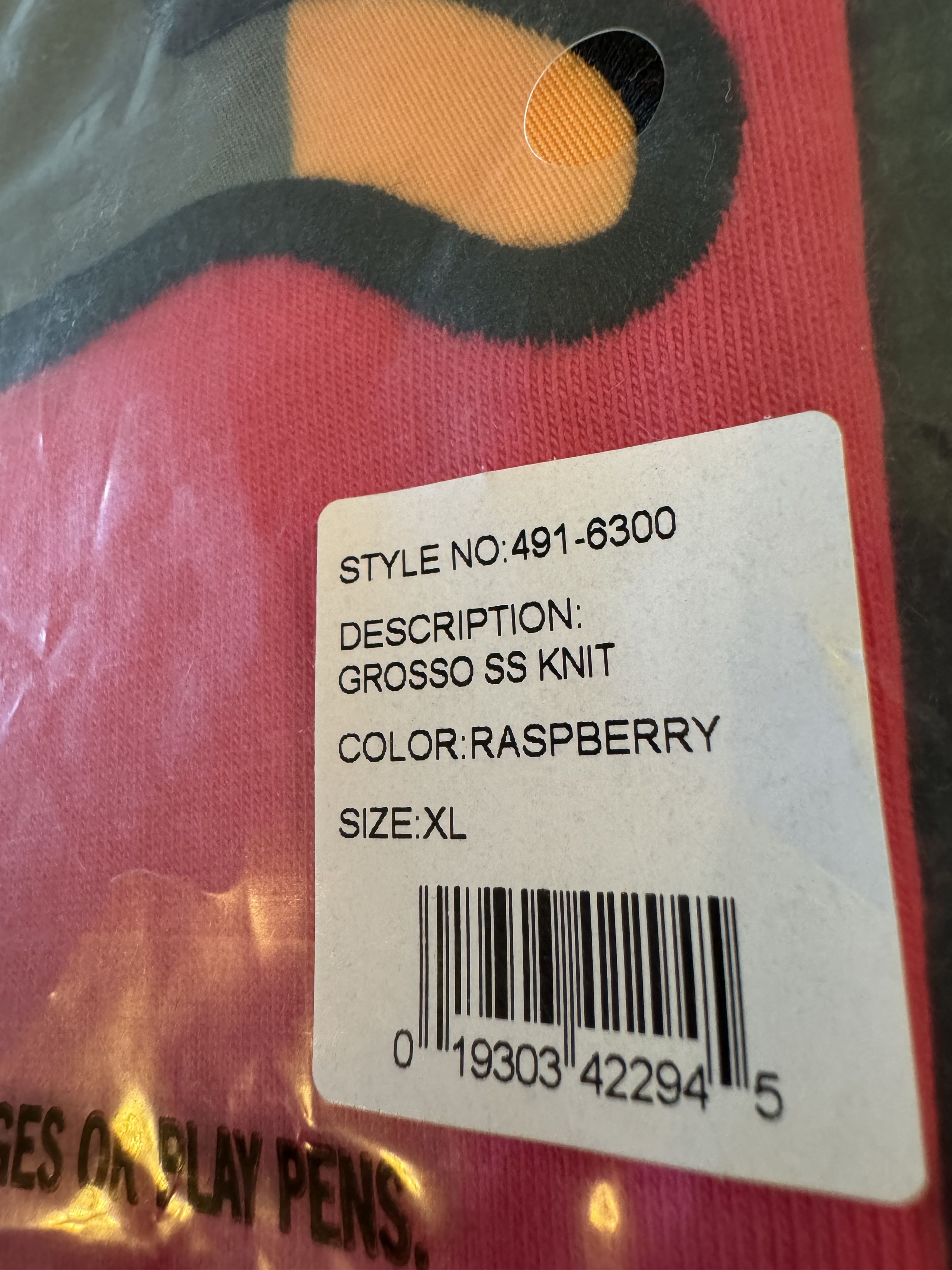 Icecream Ice Cream Grosso SS Knit “Raspberry” Size US XL / EU 56 / 4 - 2 Thumbnail