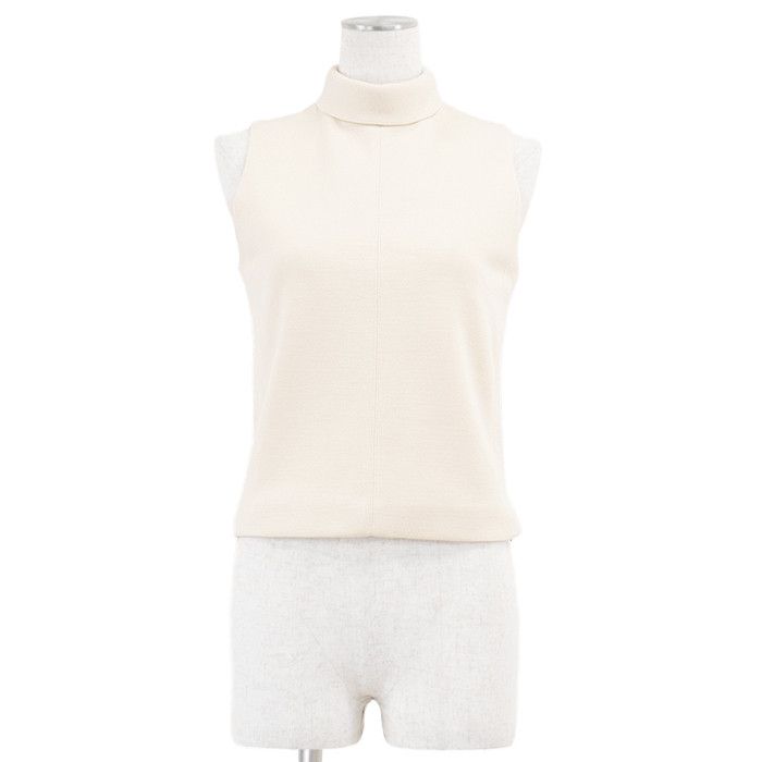 Celine Celine Trionf lining Wool Sleeveless Top Natural Material Tops 759Y 2X370 12CR DUTY FREE for USA