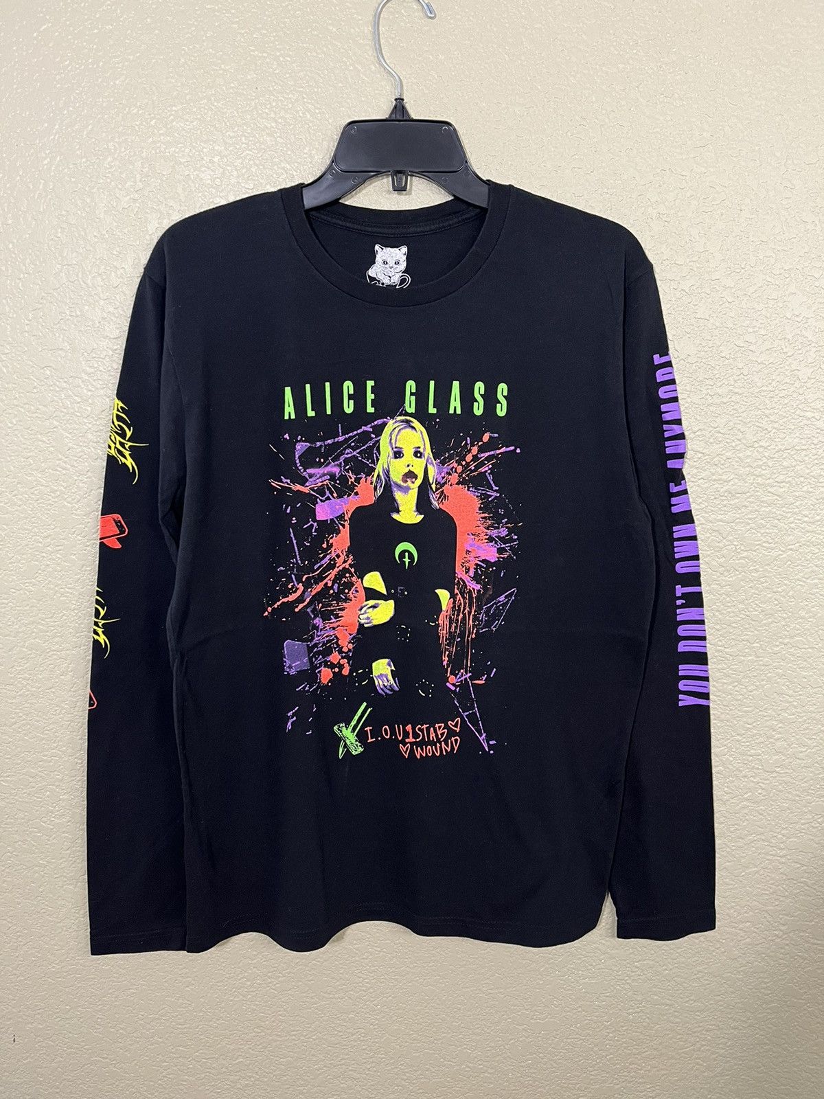 Band Tees Alice Glass Kill Your God Longsleeve T-shirt Crystal Castles Size US M / EU 48-50 / 2 - 1 Thumbnail