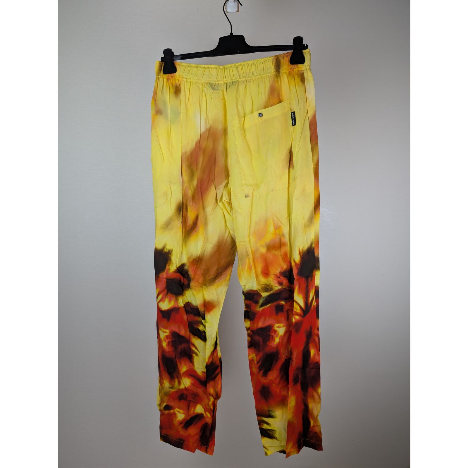 Palm Angels o1rshd1 Palms on Fire🔥 Cozy Pants in Yellow / Red Size US 36 / EU 52 - 10 Thumbnail