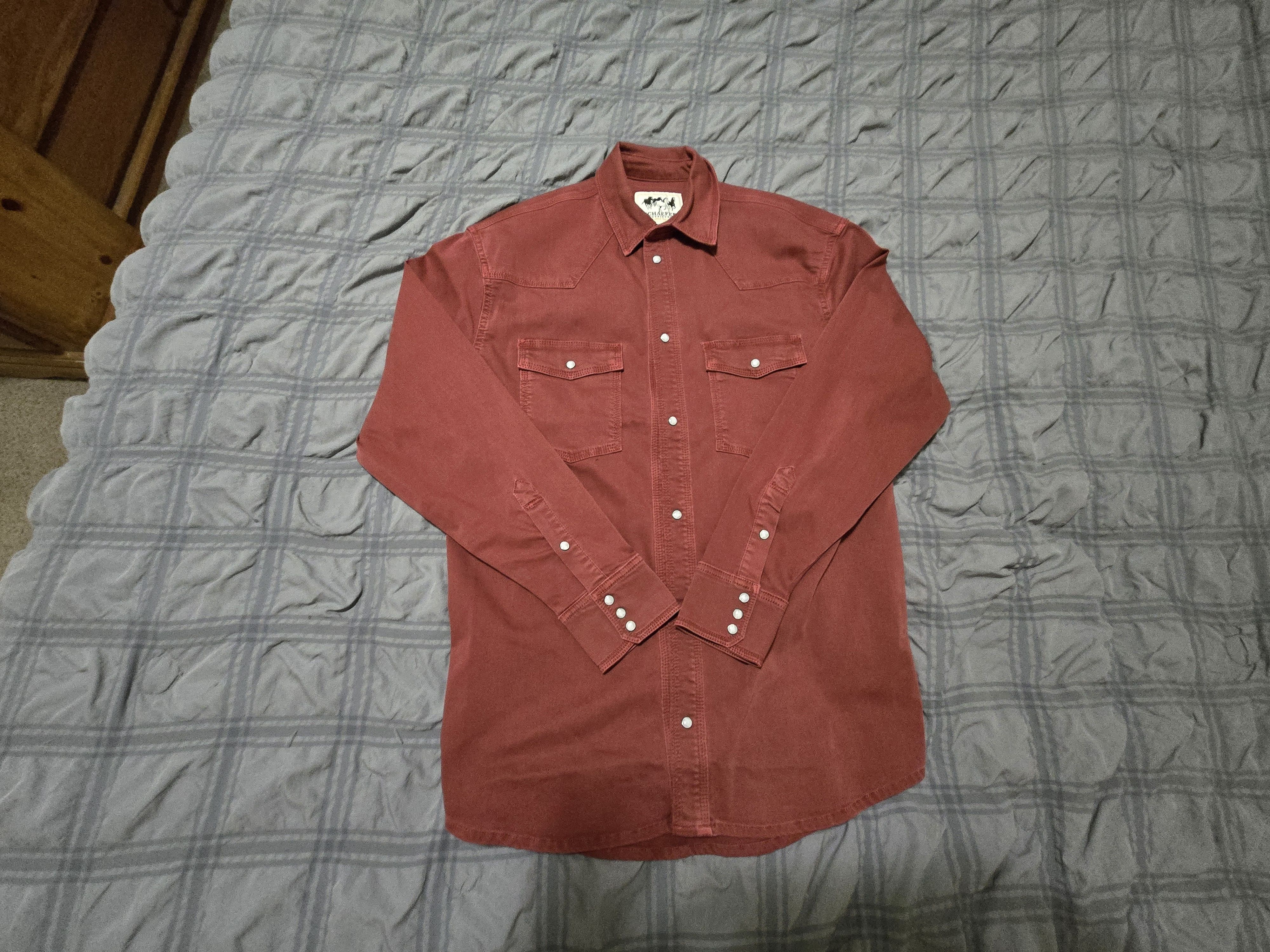 Other Schaefer outfitters western denim snap shirt Size US L / EU 52-54 / 3 - 1 Thumbnail