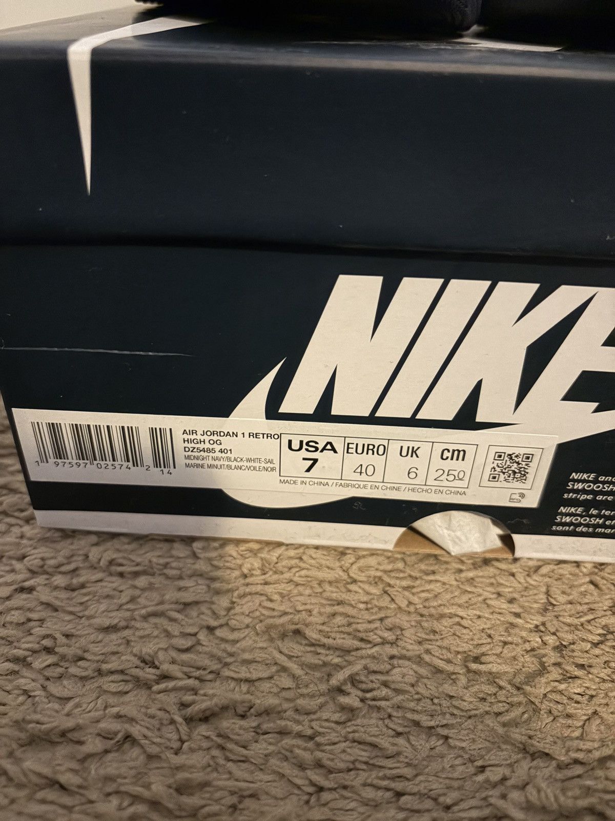 Nike Air Jordan 1 high retros size 7 Size US 7 / EU 40 - 2 Thumbnail