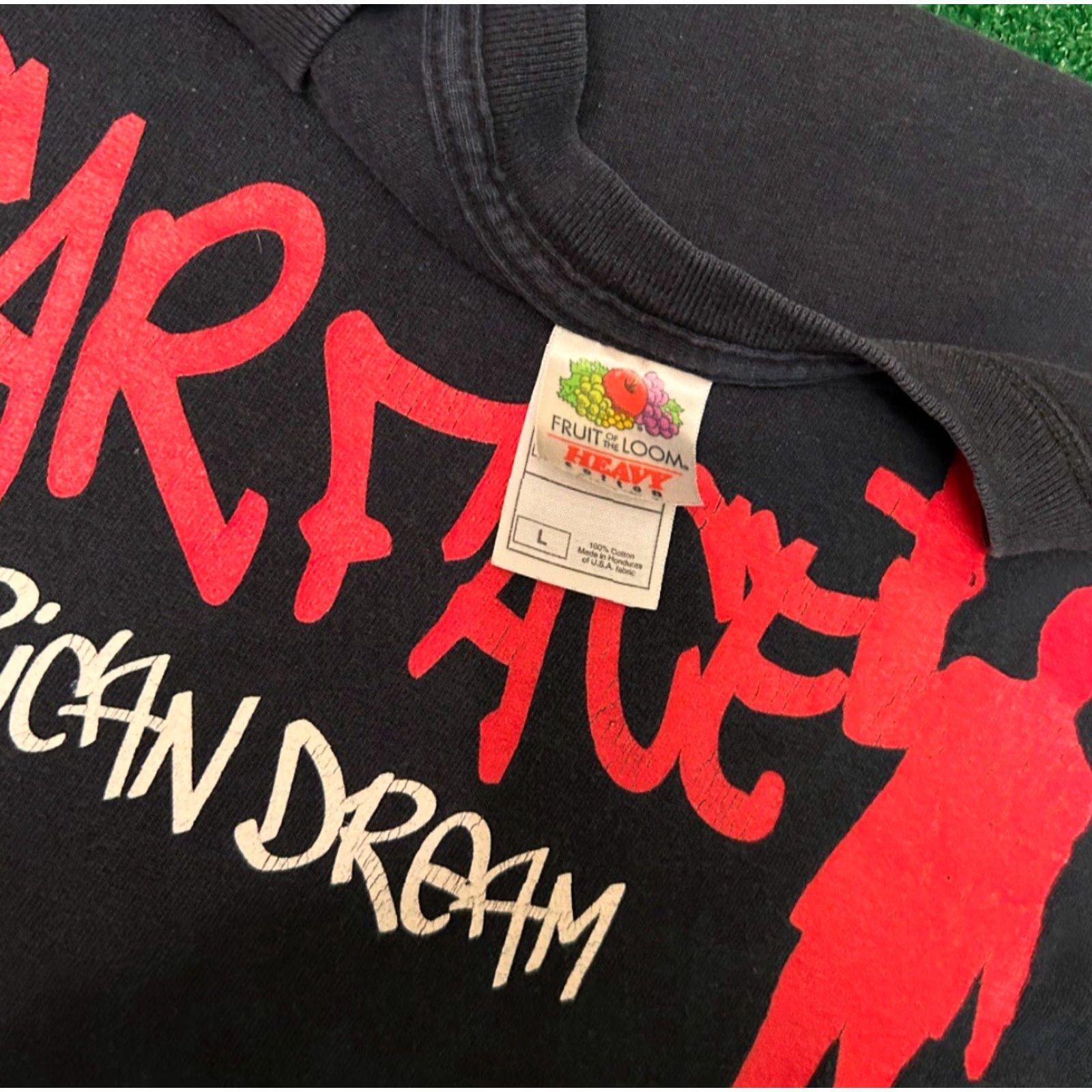 Vintage VINTAGE 90s Scarface Tony Montana Rap Tee American Dream Shirt Sz L Cutoff Sleeveless Men Black Shirt MENS Size US L / EU 52-54 / 3 - 3 Thumbnail