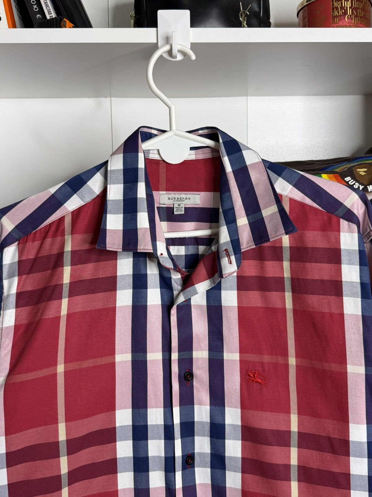 Burberry Burberry Check Pattern Shirt size M Size 48R - 2 Thumbnail