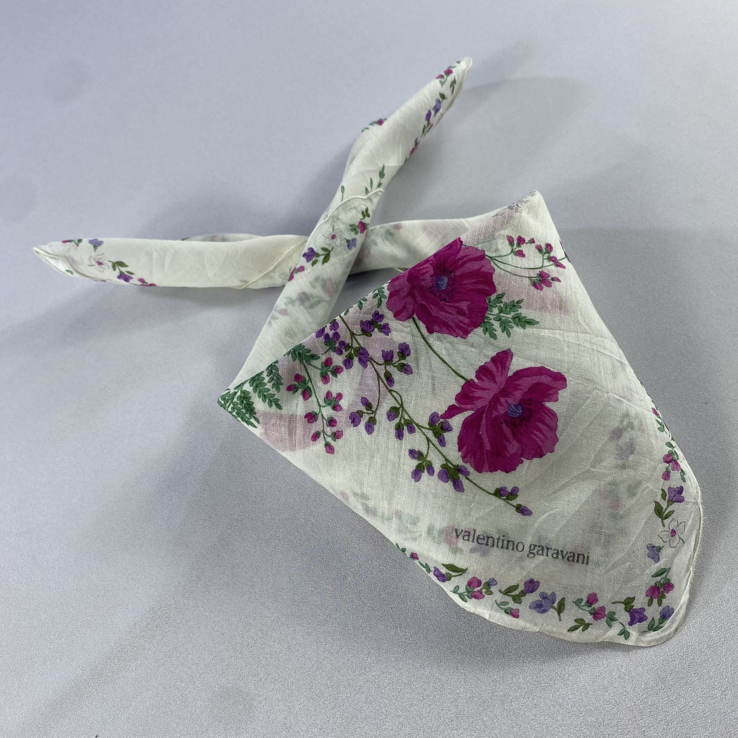 Valentino × Vintage Valentino Garavani Bandana/ Handkerchief / Neckerchief Size ONE SIZE - 2 Thumbnail