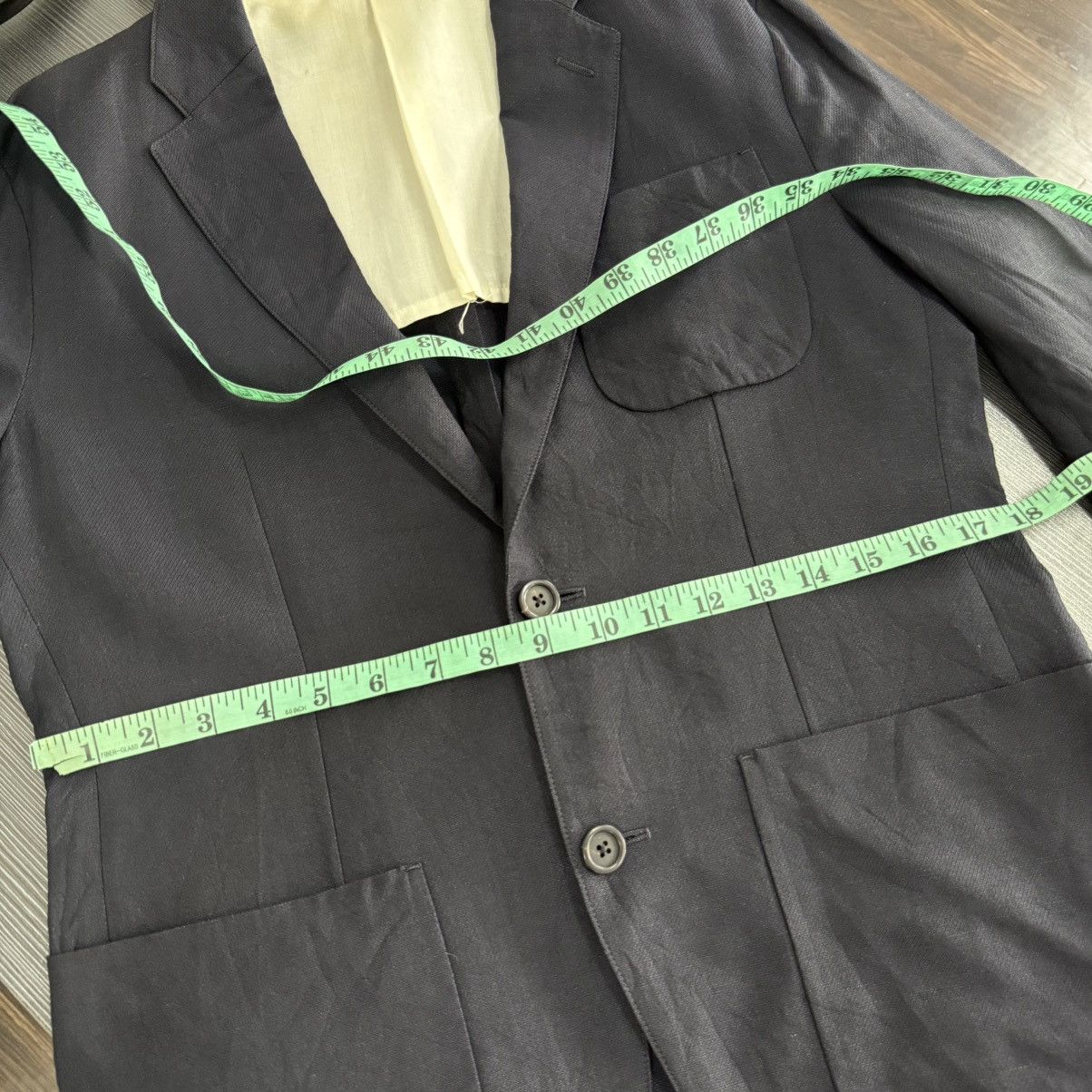 Margaret Howell 🔥 Margaret Howell Japan Dark Blue Slim Blazer Jacket - M Size US S / EU 44-46 / 1 - 5 Thumbnail