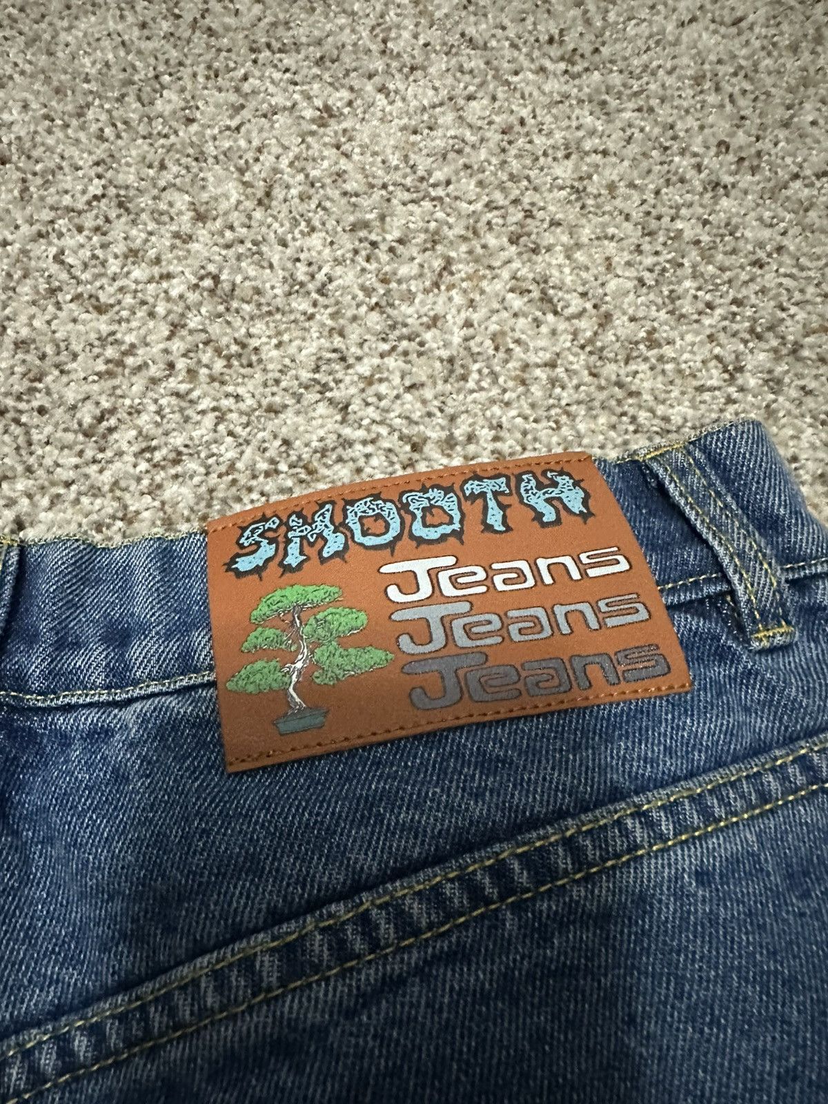 Other Smooth18 Orange Embroidered Denim Jeans Size US 28 / EU 44 - 8 Thumbnail