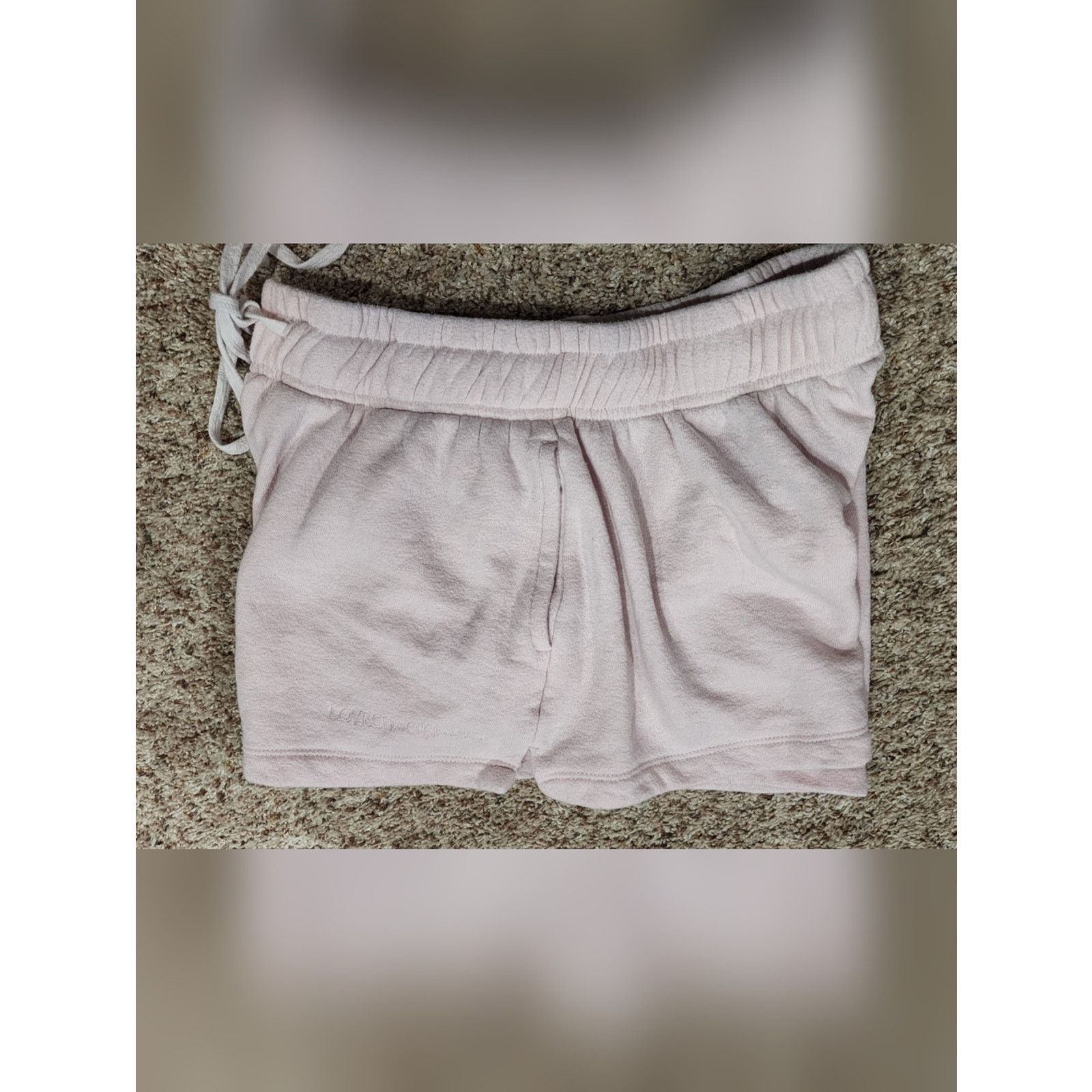 LoveShackFancy LoveShackFancy Light Pink Cozy Drawstring Lounge Shorts XS Size 25" / US 0 / IT 36 - 8 Thumbnail