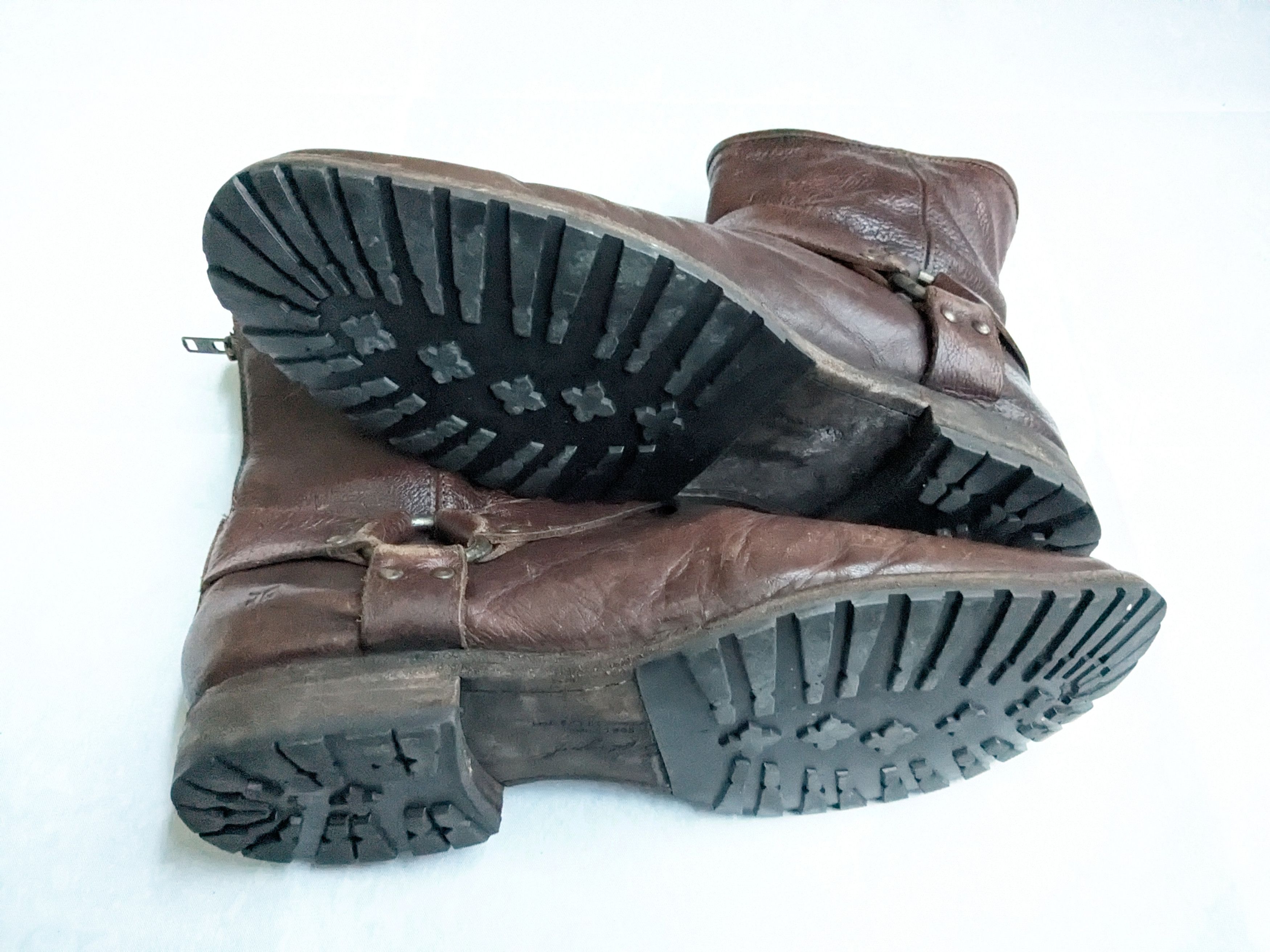 Frye Frye Harness Boots Brown 11 D Leather Size US 11 / EU 44 - 15 Thumbnail