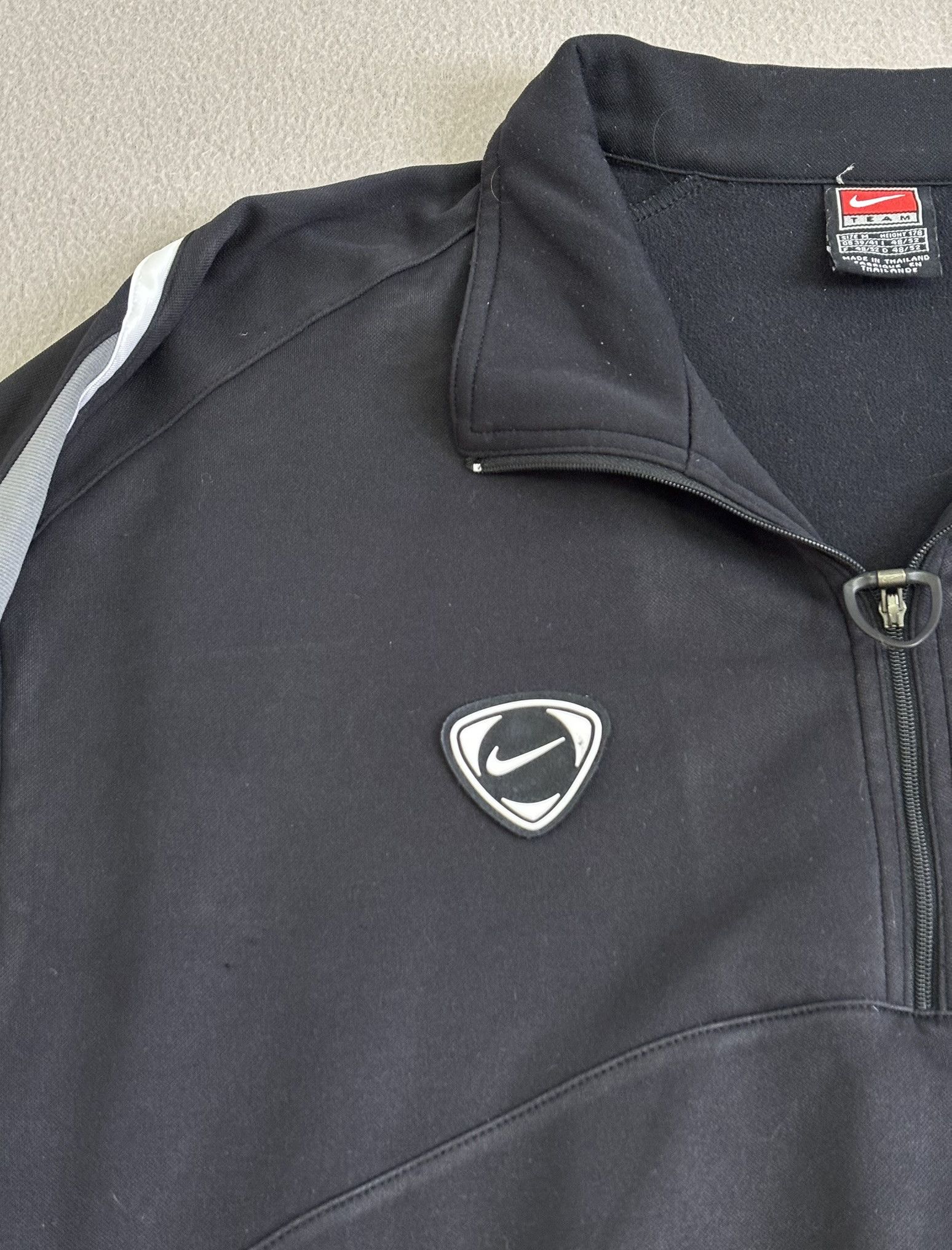 Nike Nike Team vintage 90s 1/4 zip sweatshirt Black Medium Size US M / EU 48-50 / 2 - 6 Thumbnail