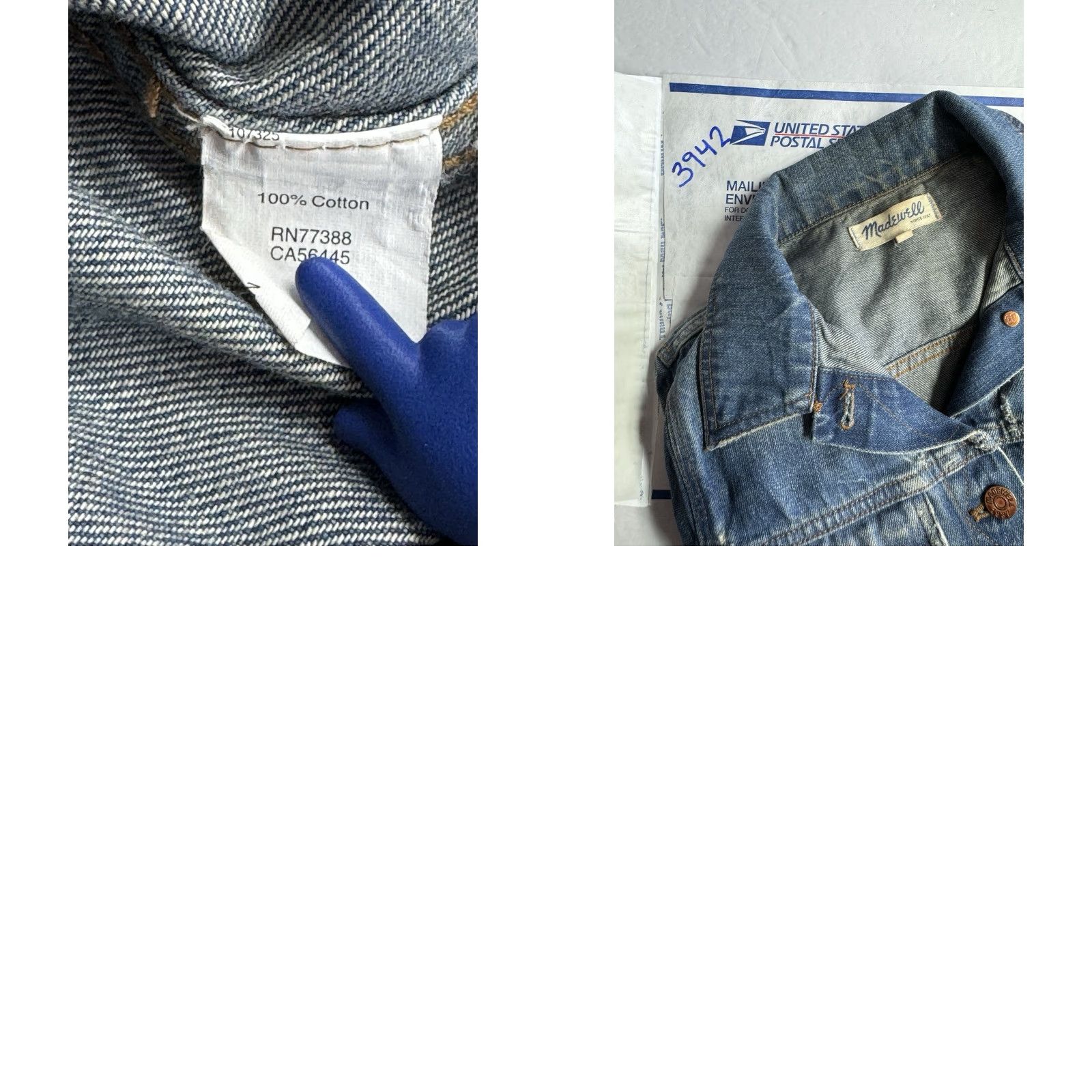 Madewell Madewell Jacket Denim Short Button Up Women’s Medium Blue Distressed Casual See Sleeves Womens Size M / US 6-8 / IT 42-44 - 9 Thumbnail