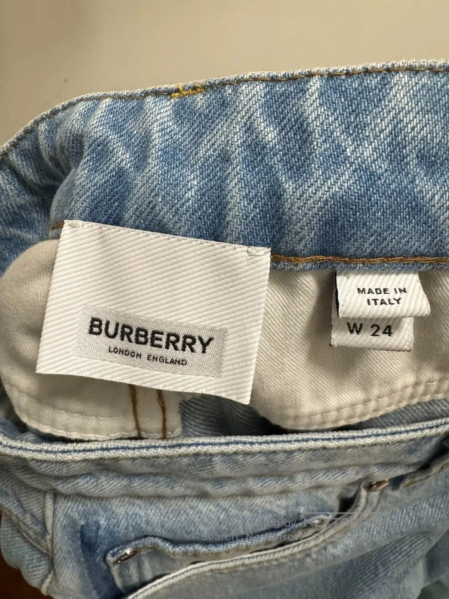 Burberry Burberry Women's Blue Denim Jeans Size 24. Size 24" / US 00 / IT 34 - 3 Thumbnail