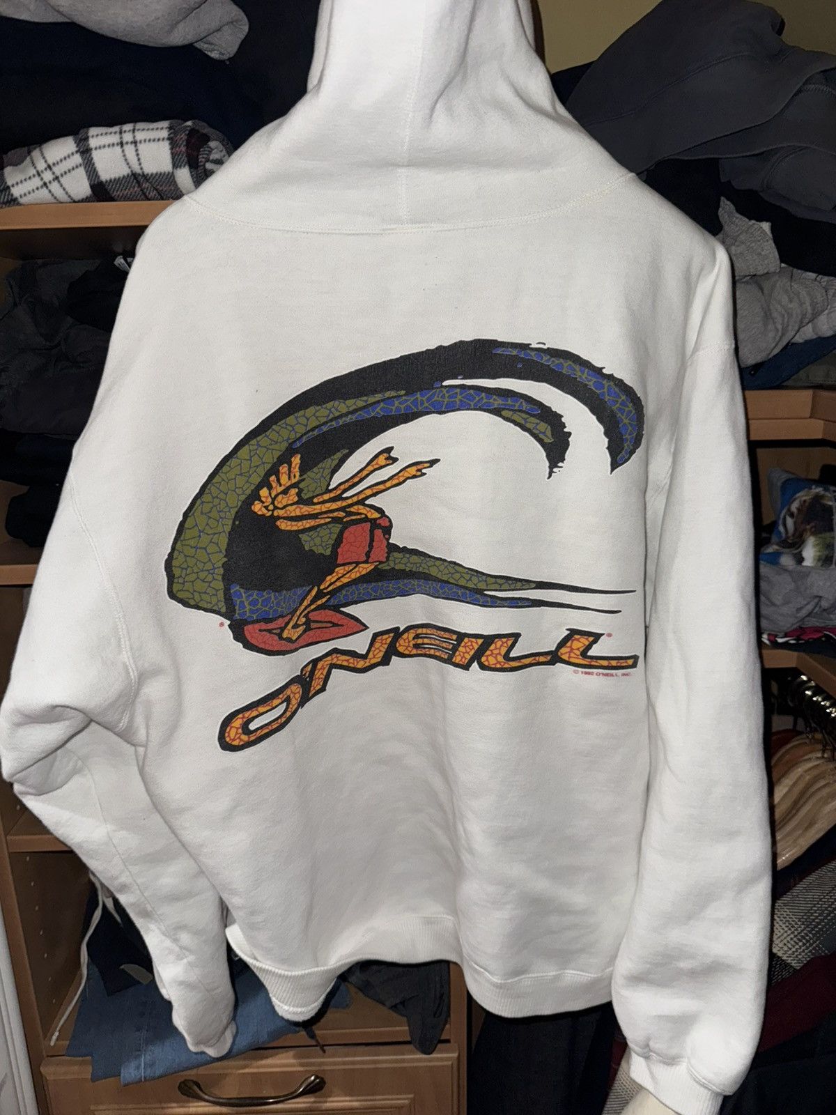 O'Neill Very Rare O’Neill 1992 Vintage Surf Grail Hoodie Sz XL Size US XL / EU 56 / 4 - 1 Thumbnail