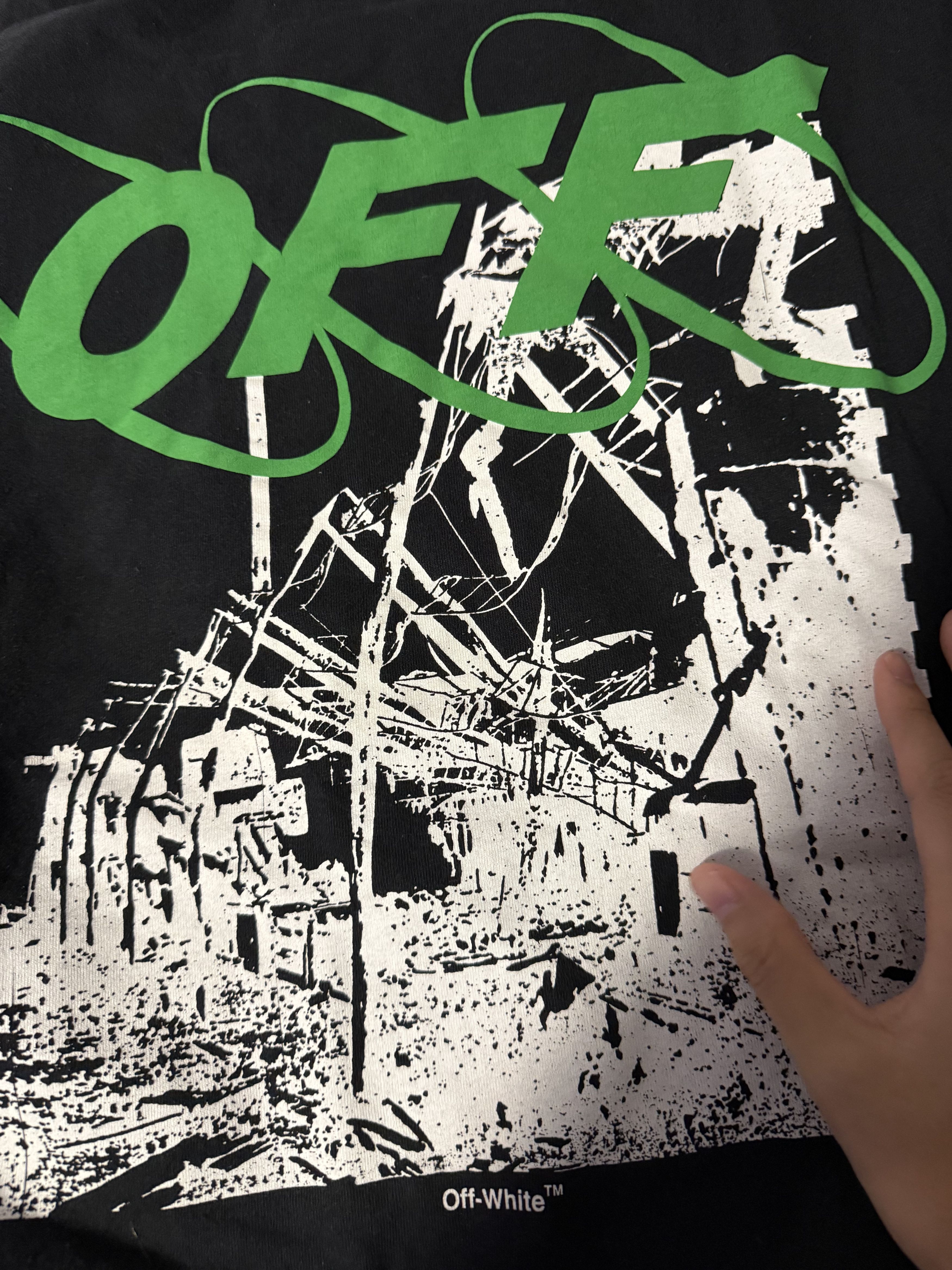 Off-White Off-White FW19 Industrial Ruins Graphic Long Sleeve Size US M / EU 48-50 / 2 - 3 Thumbnail
