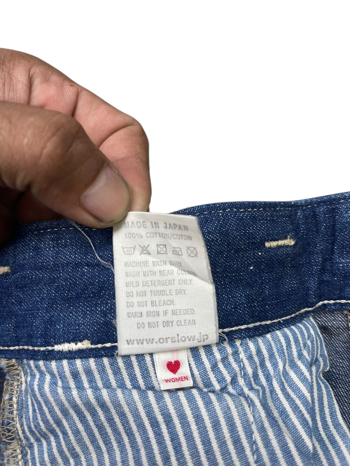 Orslow Orslow Jeans Short Denim Streetwear Size 29" - 5 Thumbnail
