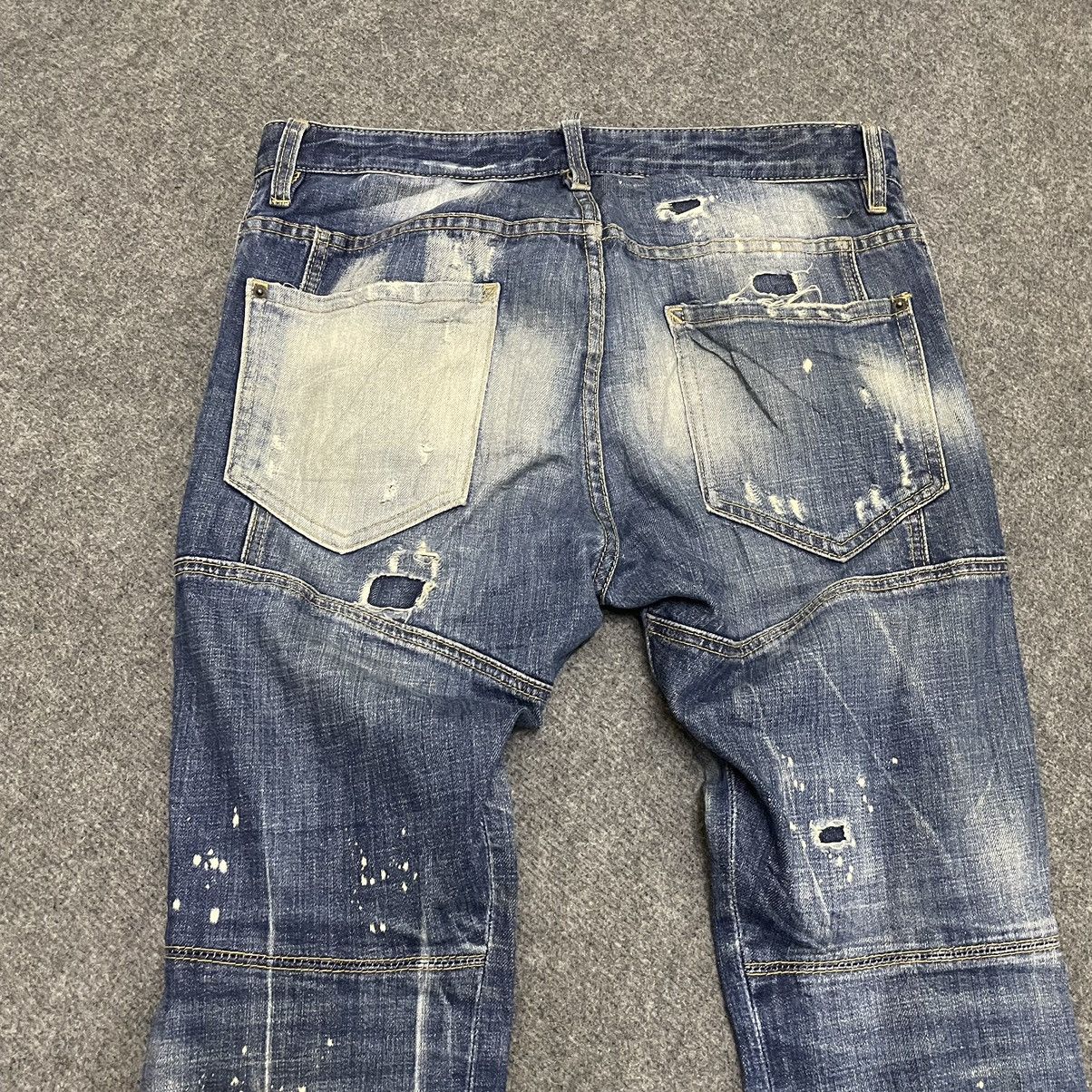 Other Dsquared2 Distressed Paint Splattered Denim Size US 36 / EU 52 - 13 Thumbnail