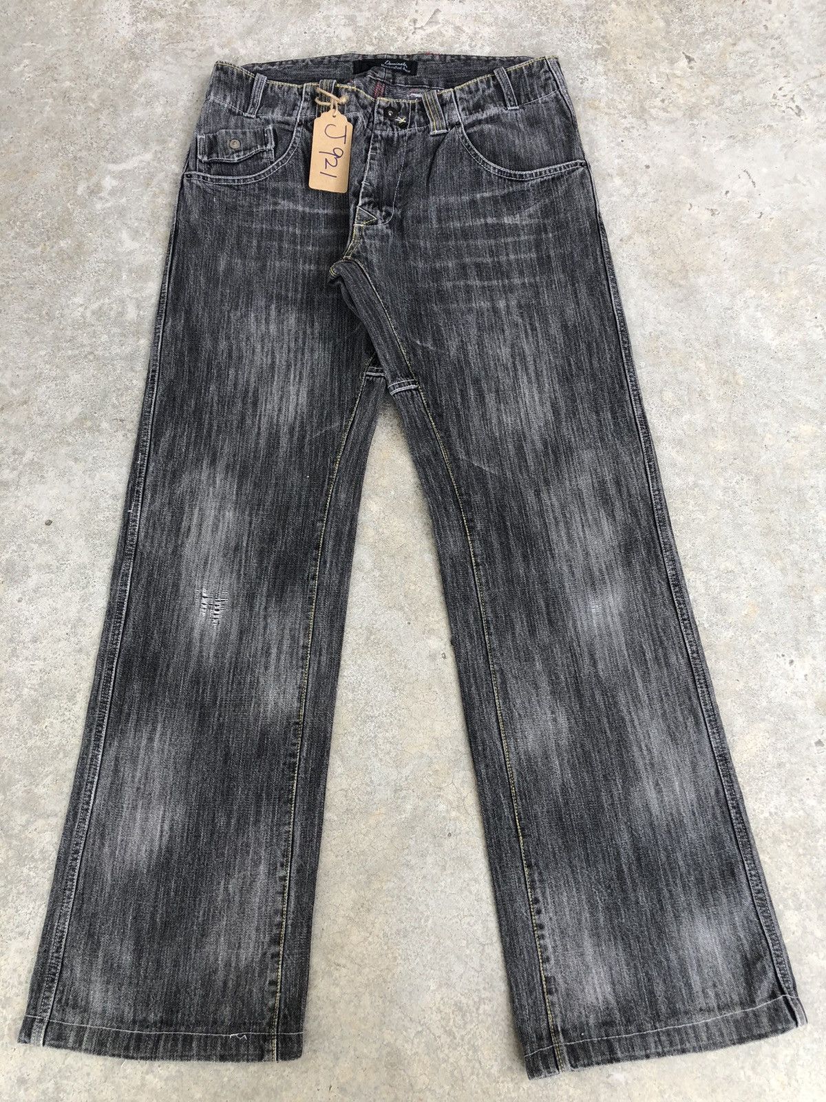 Dominate Handcrafted Flared Jeans Distressed Jeans