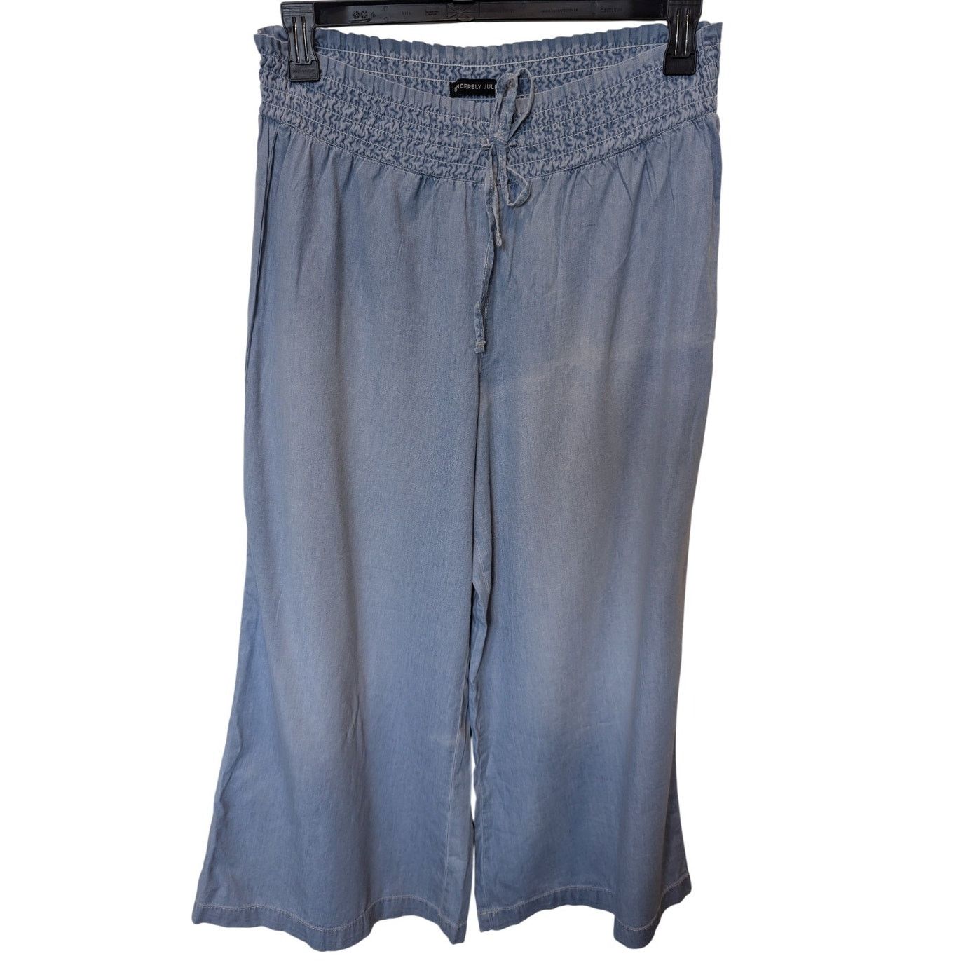 Other Sincerely Jules Chambray Paperbag Pants Large Size 34" / US 12 / IT 48 - 1 Thumbnail