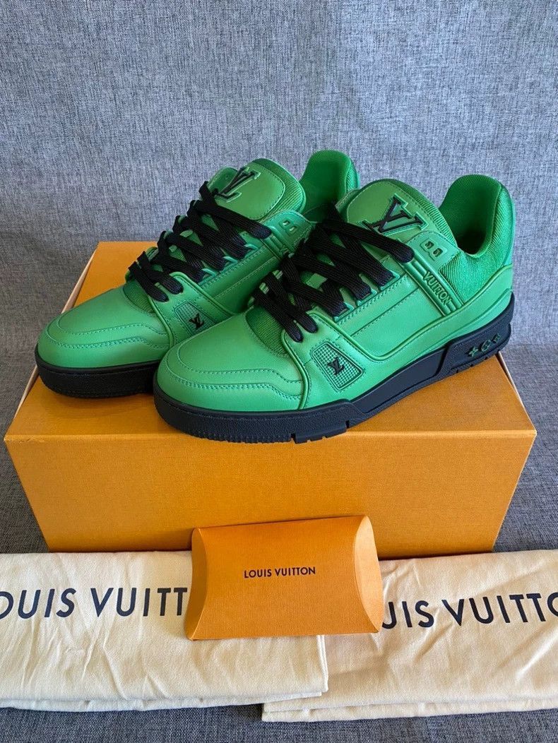 Louis Vuitton LOUIS VUITTON Trainer Fashion Sneakers for Men -2505 Size US 10 / EU 43 - 3 Thumbnail