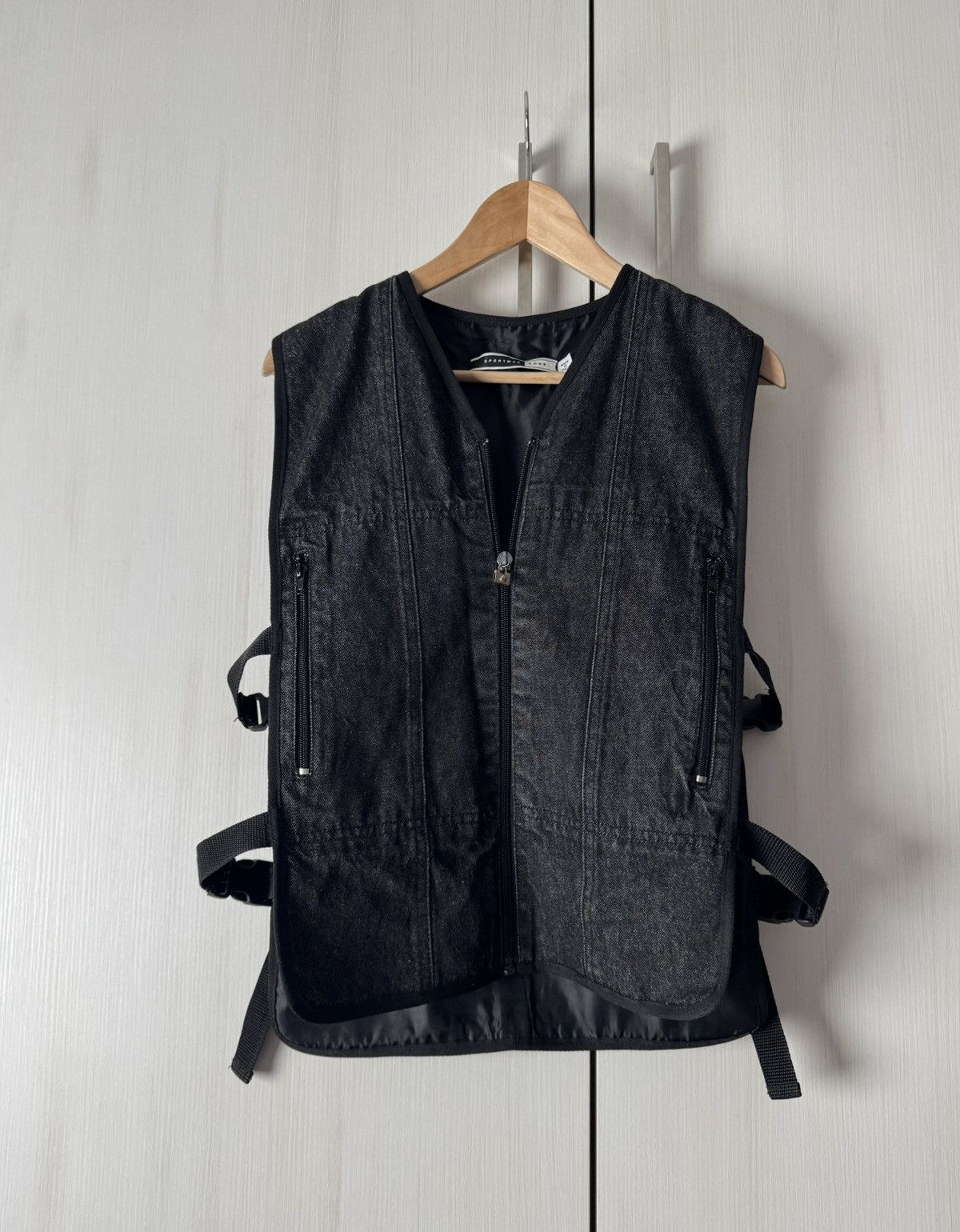 Japanese Brand Sportmax Code archive black armour vests unisex 00s Size US M / EU 48-50 / 2 - 1 Thumbnail