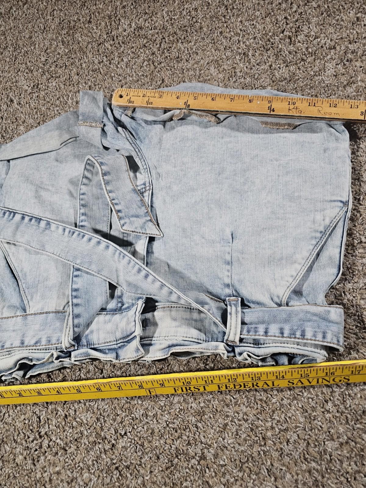 Express Express Shorts Shortie Super High Rise Belt Pockets 12 Cuffs Size 34" / US 12 / IT 48 - 11 Thumbnail