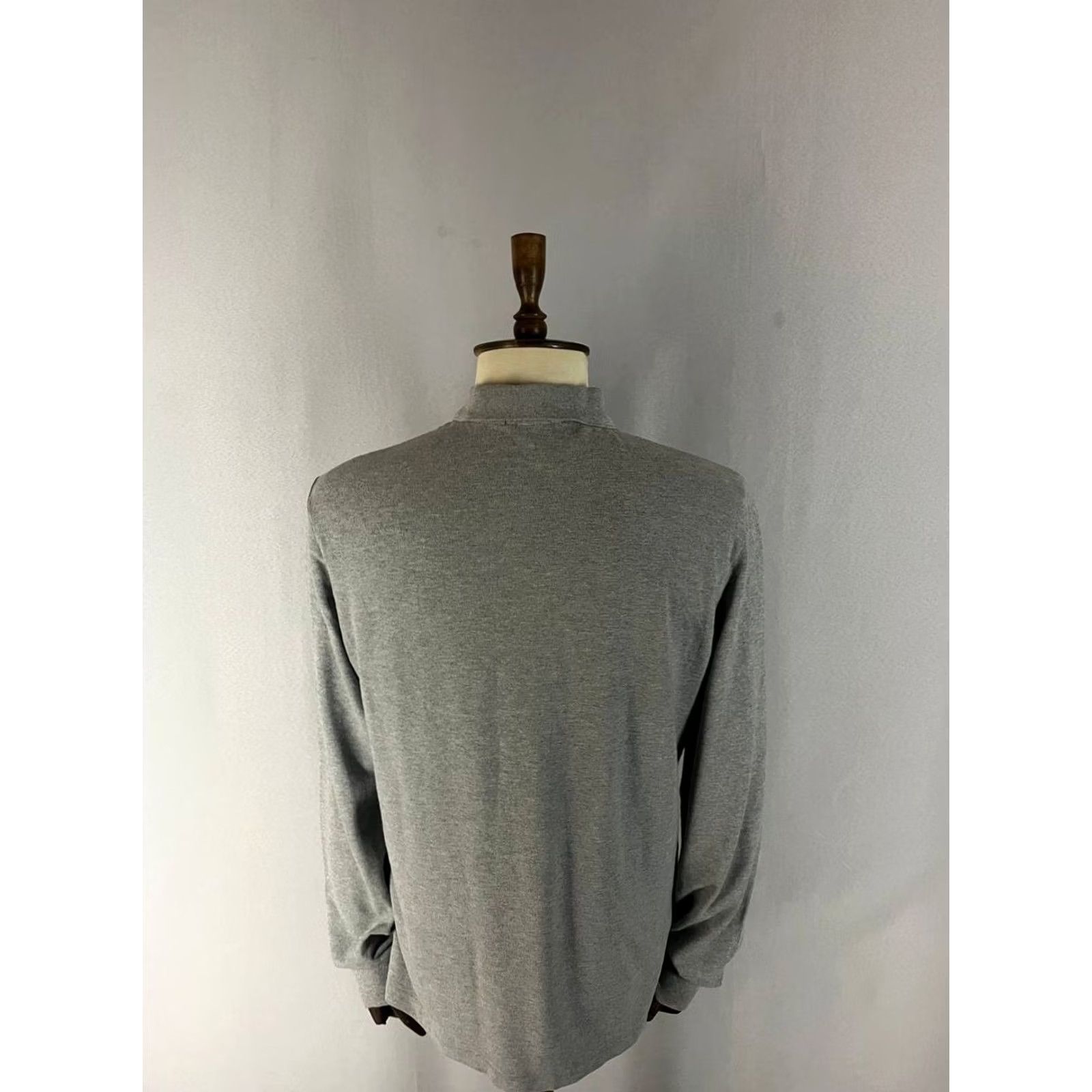 Polo Ralph Lauren Polo Ralph Lauren Polo Shirt Mens Golf Shirt Size L Gray Cotton Long Sleeve Slim-Fit Size US L / EU 52-54 / 3 - 2 Thumbnail