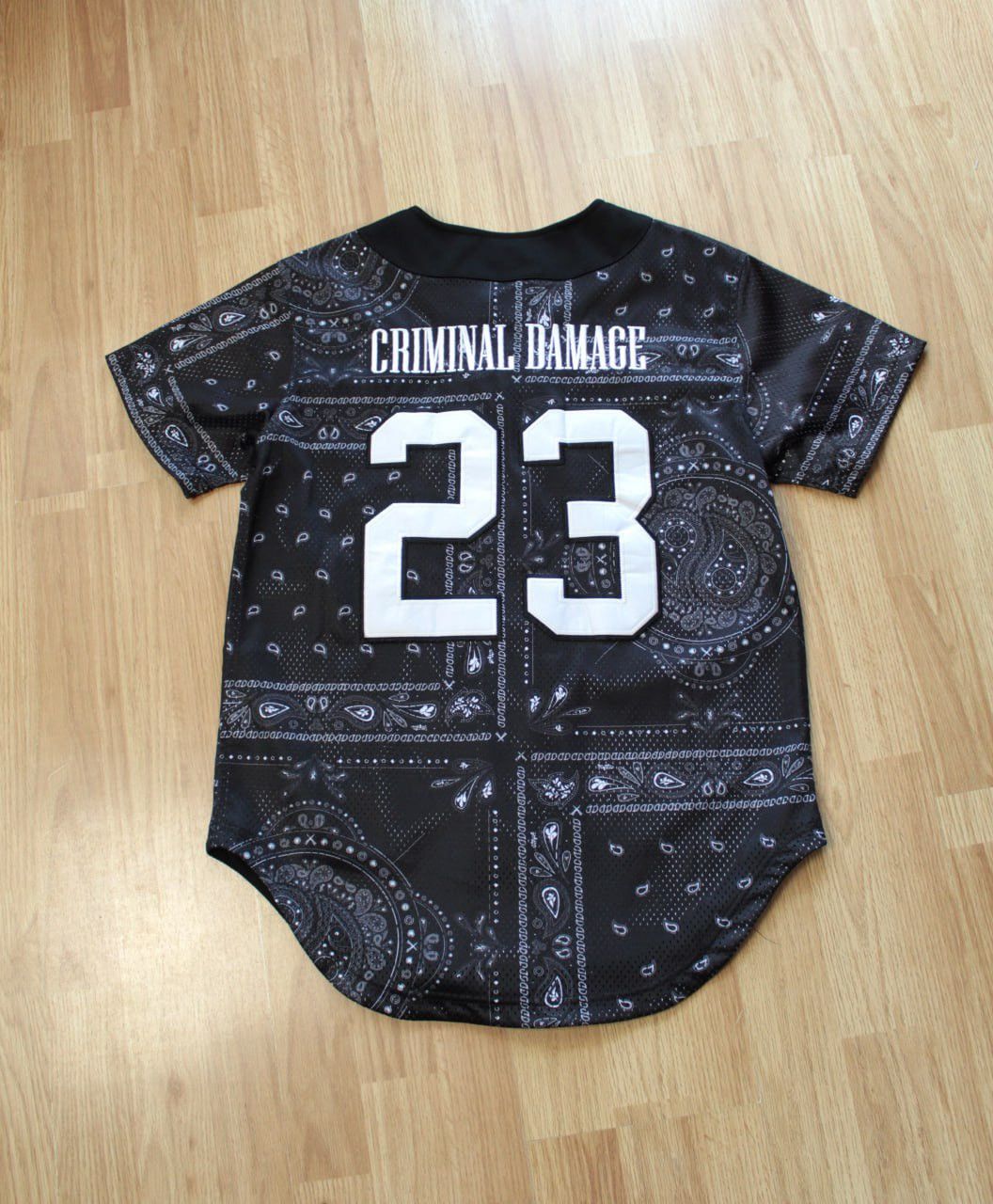 Criminal Damage 🔥 Criminal Damage Bandana Rare Button Up Shirt Vintage Black Size US S / EU 44-46 / 1 - 2 Thumbnail