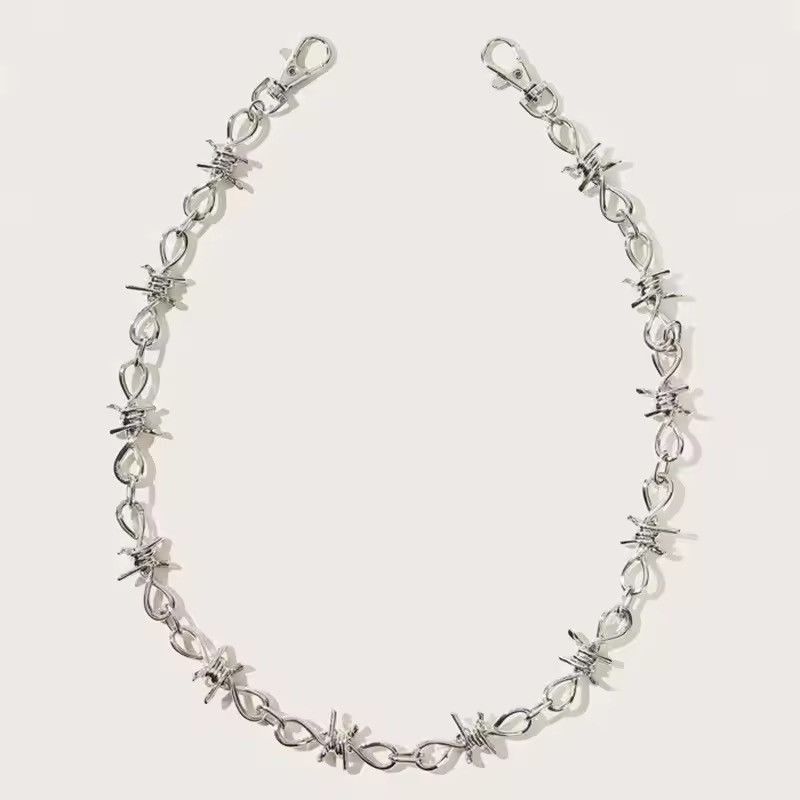 Jewelry Barb Wire Wallet Chain Size ONE SIZE - 4 Thumbnail